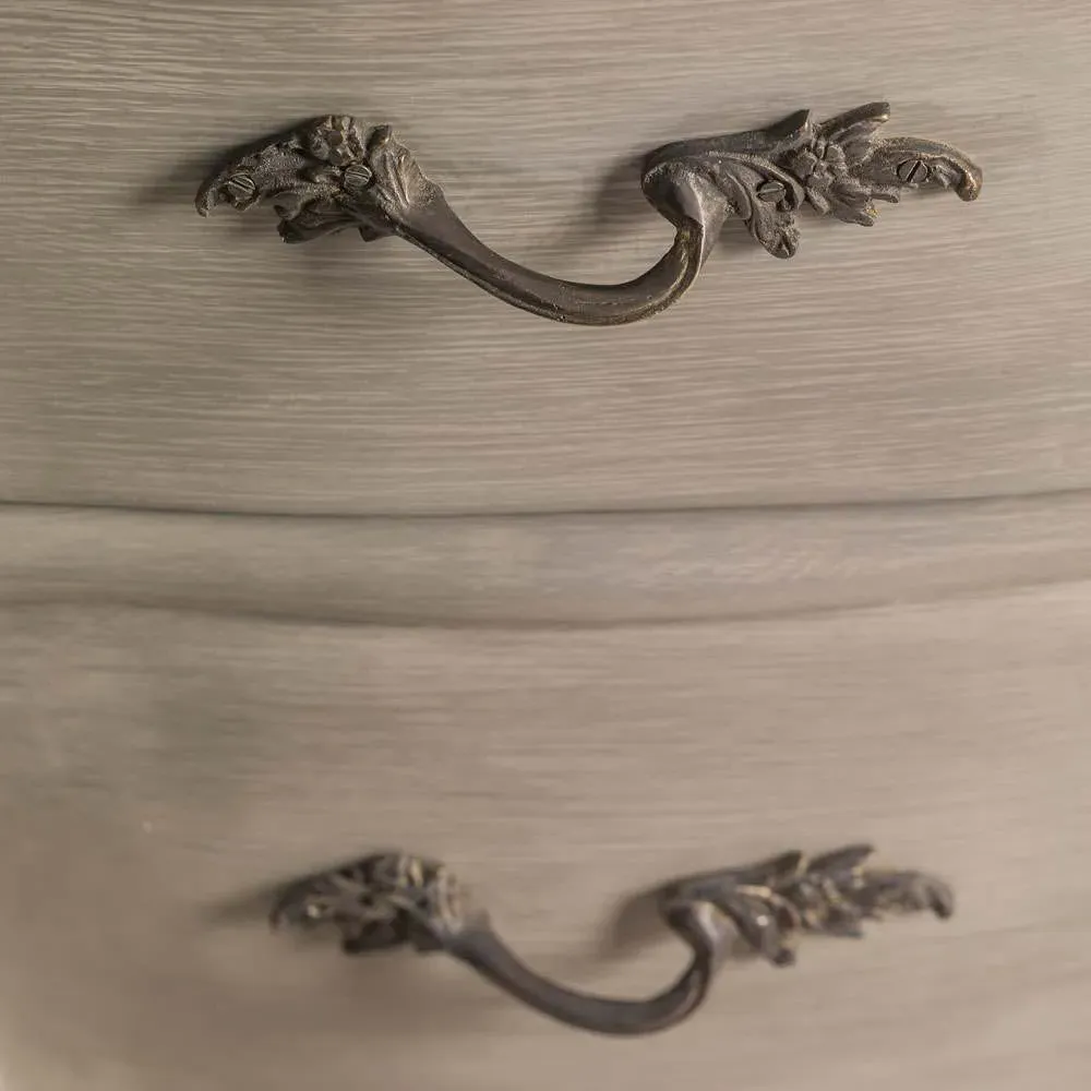 Florence Small Chest of Drawers - Grey, Mango Wood