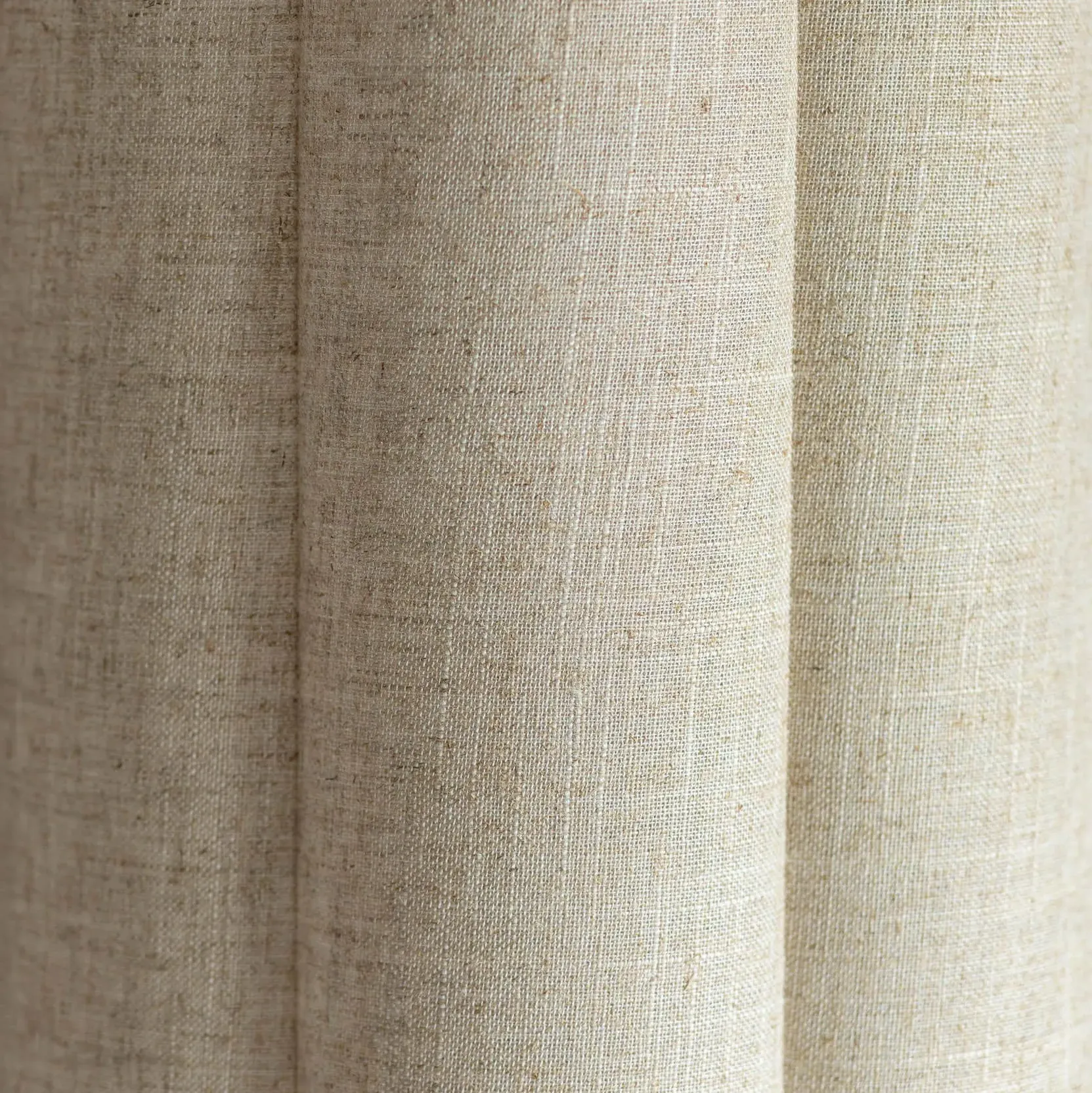 Fluted Large Wall Lamp - Natural, Linen