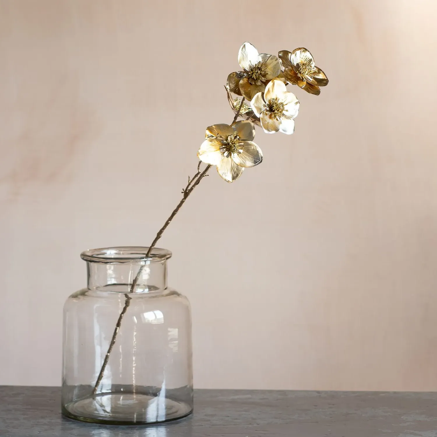 Foil Hellebore Spray - Gold image