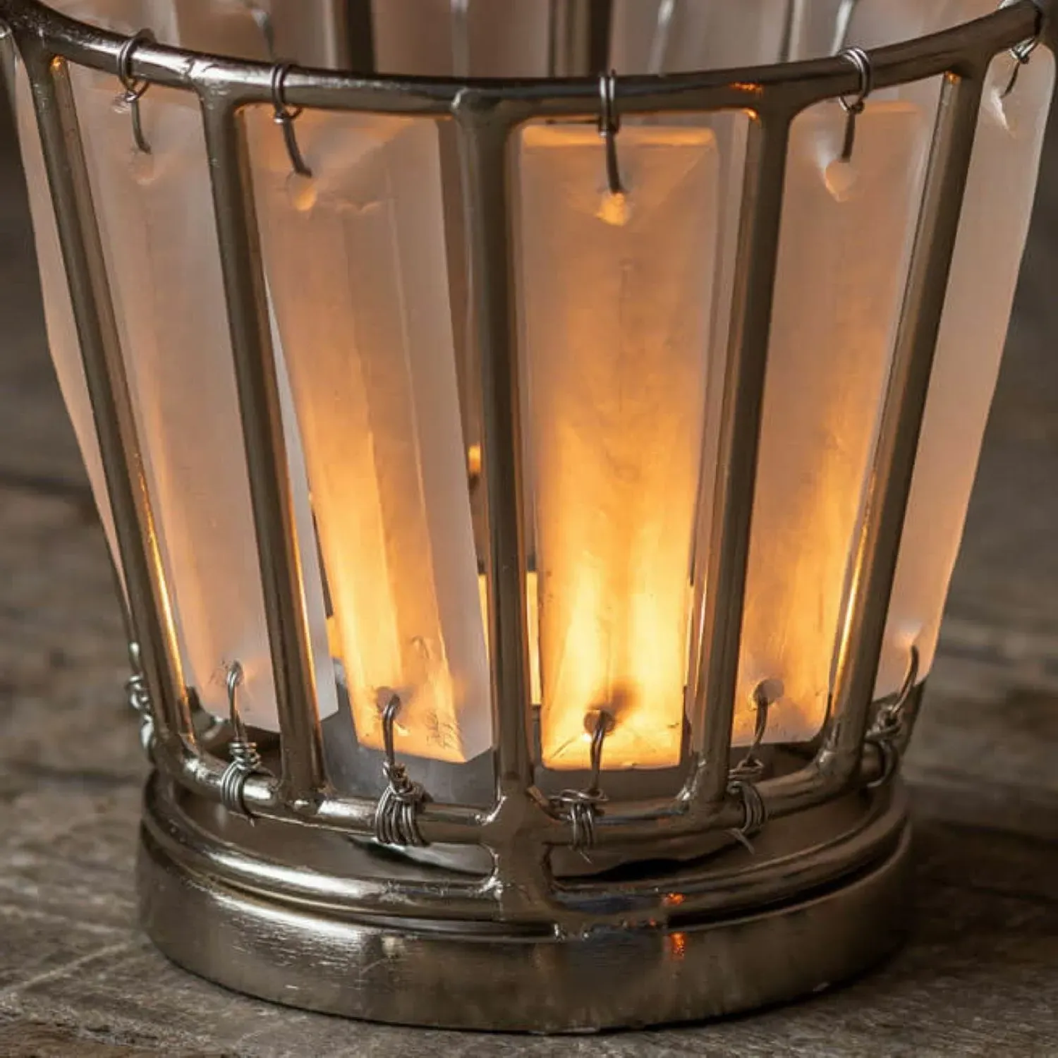 Frankie Frosted Glass Tealight Holder