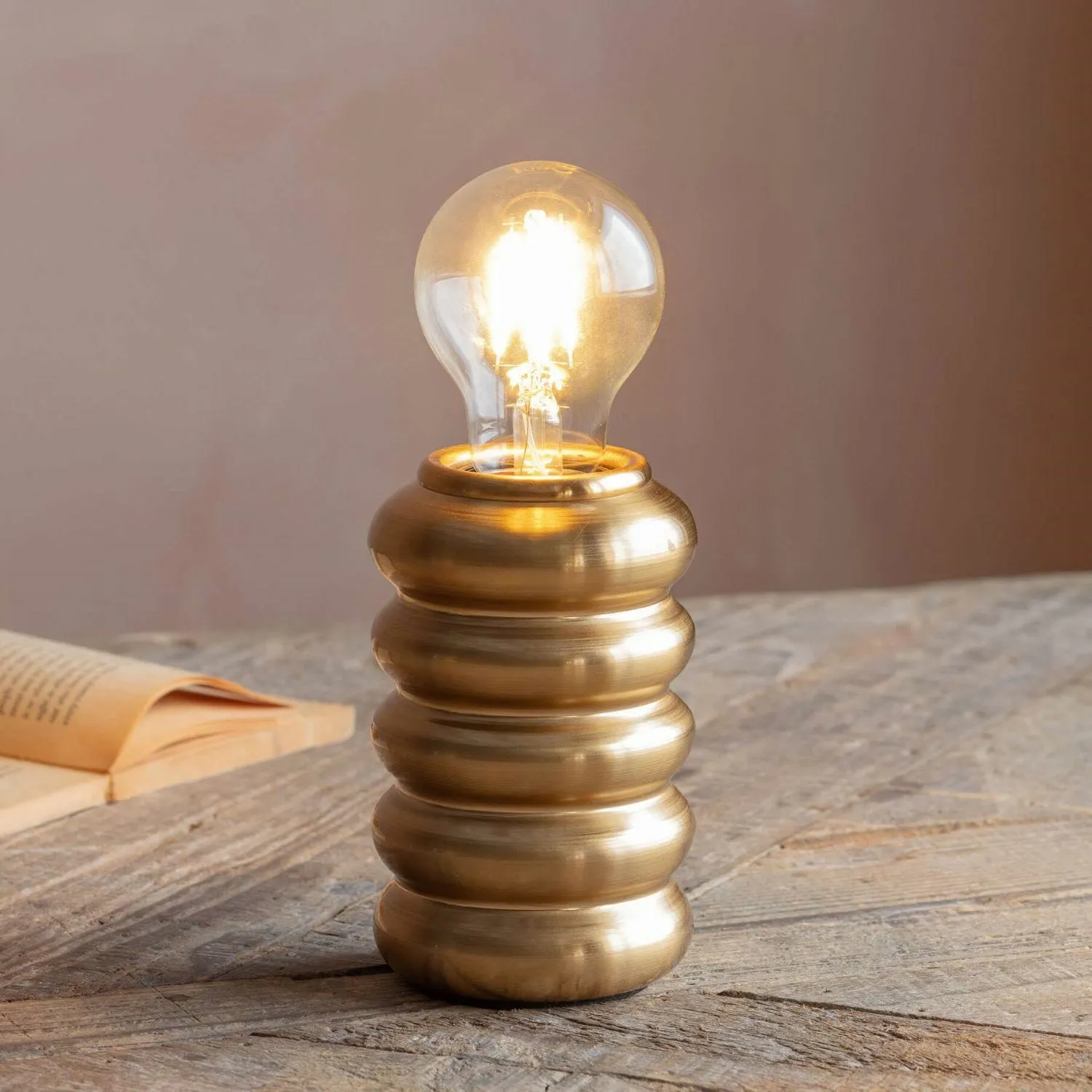 Fraser Table Lamp - Gold, Metal