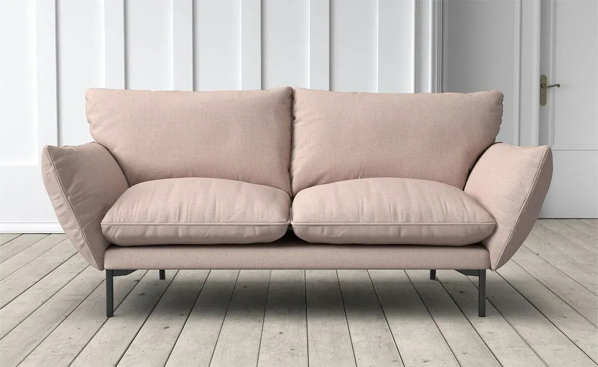 Freddie 2-Seater Sofa - Powder Pink