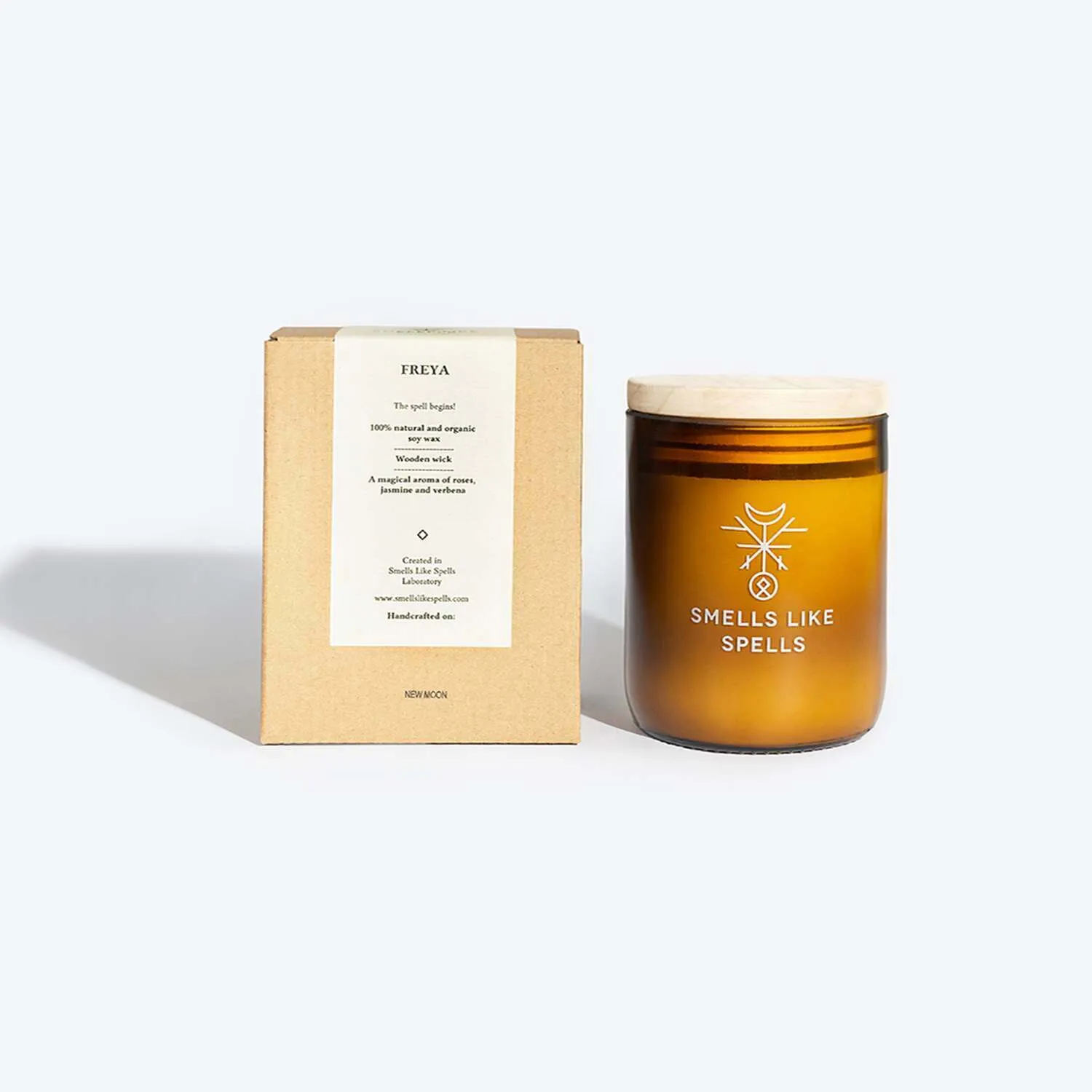 Freya Verbena Jasmine Rose Scented Candle - Soy Wax image