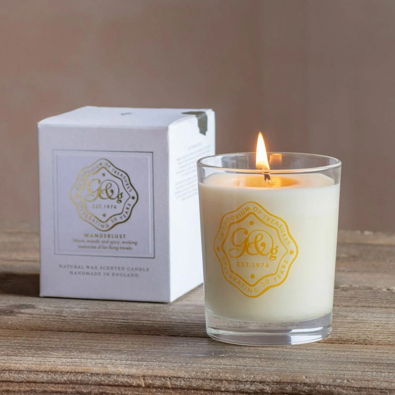 G&G Wanderlust Candle - Natural Wax image