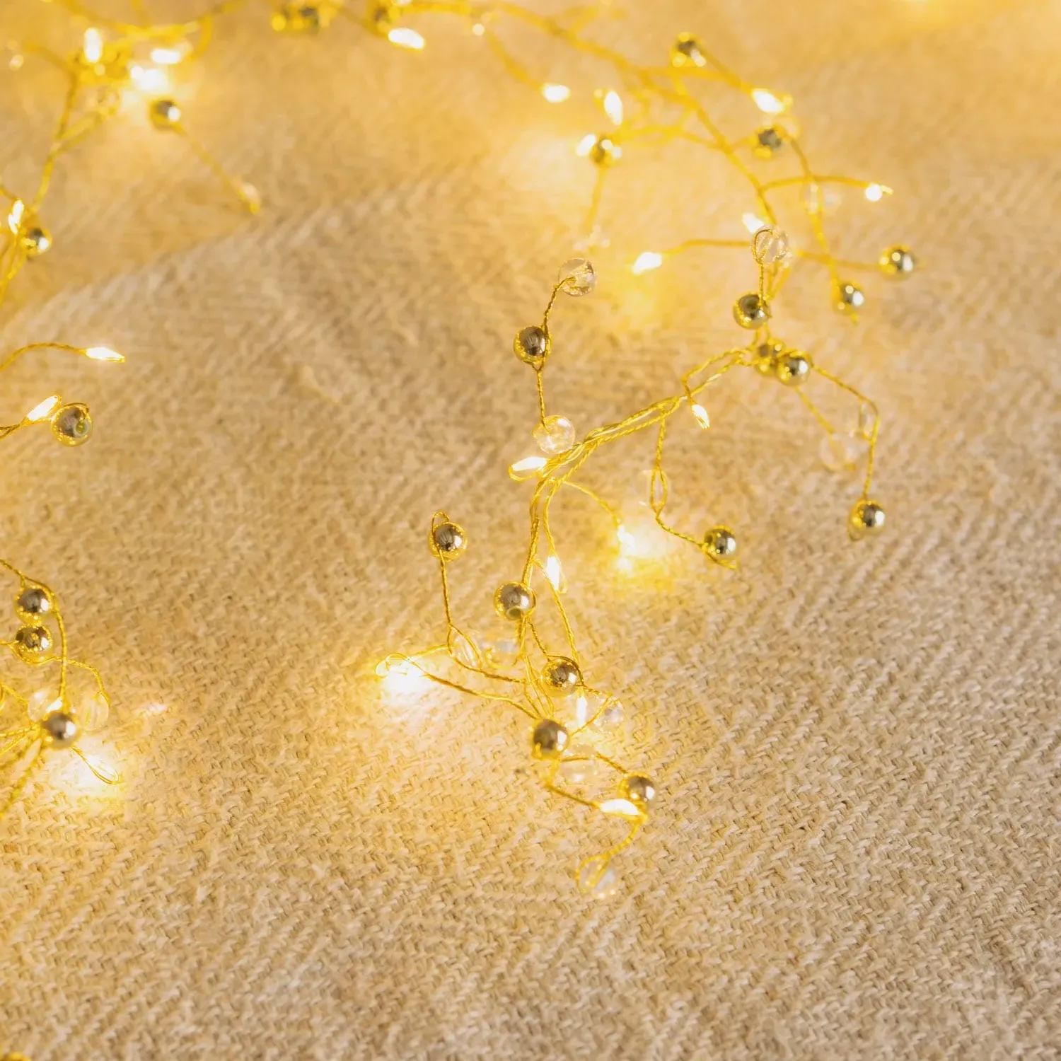 Golden Glow String Lights - Crystal