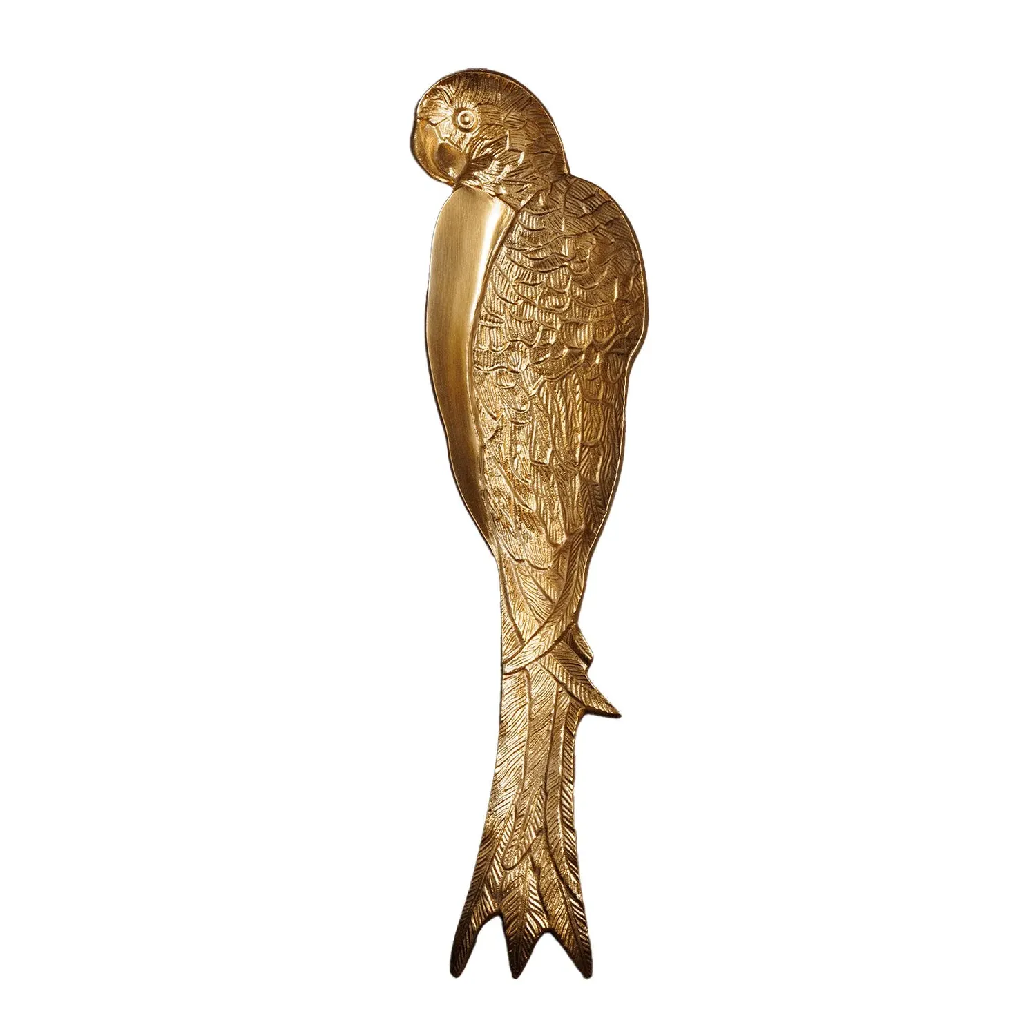 Golden Parrot Trinket Dish - Gold, Aluminium