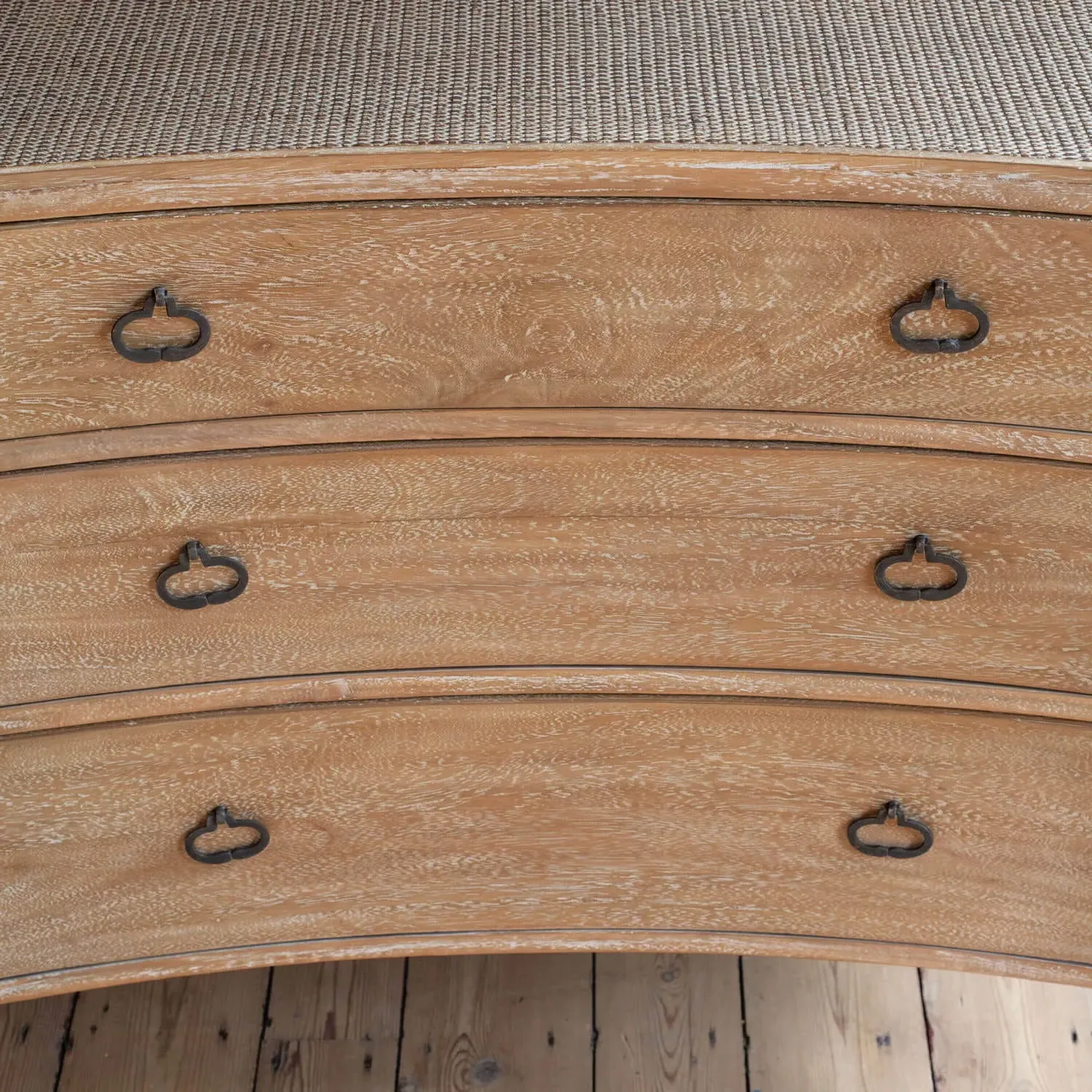 Gracie Chest of Drawers - Bayur Wood, Wicker Rattan