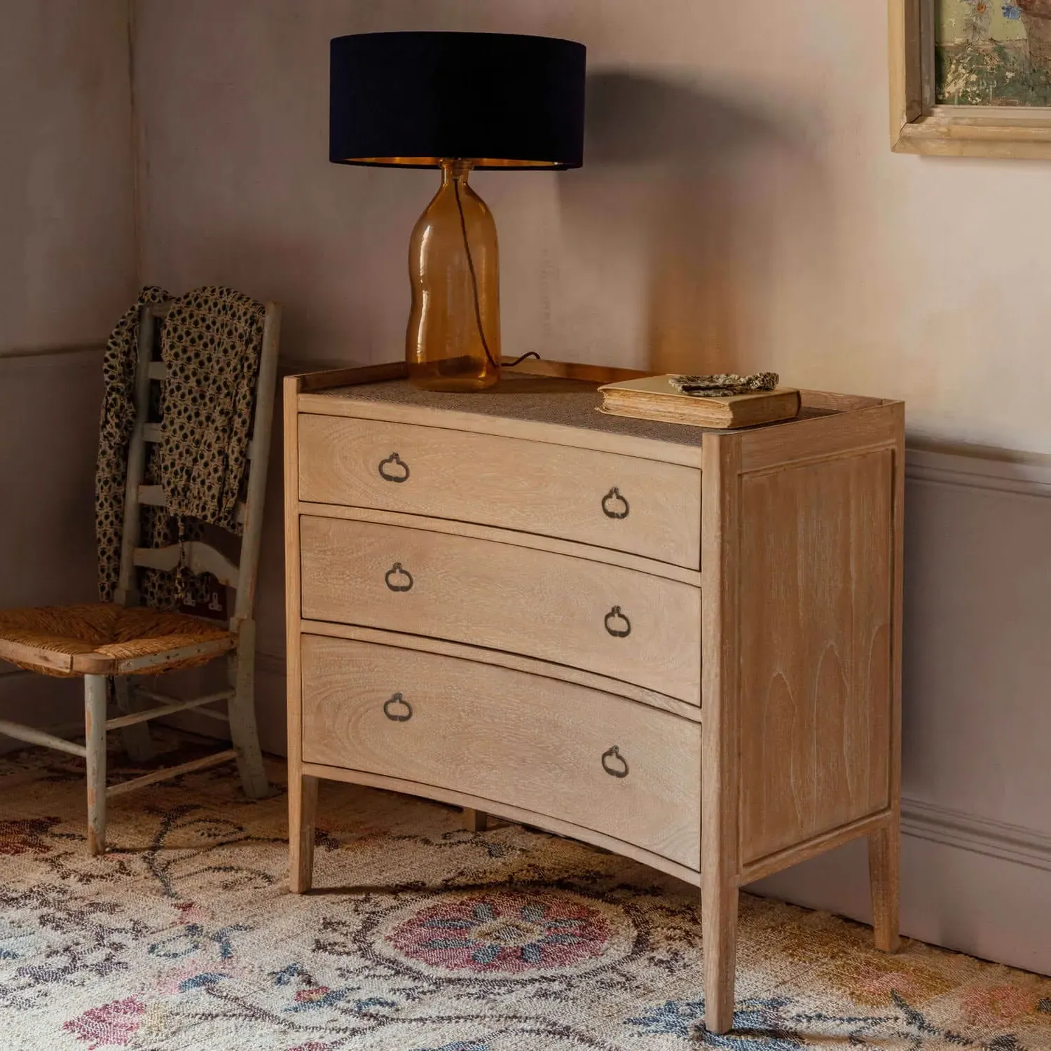 Gracie Chest of Drawers - Bayur Wood, Wicker Rattan image