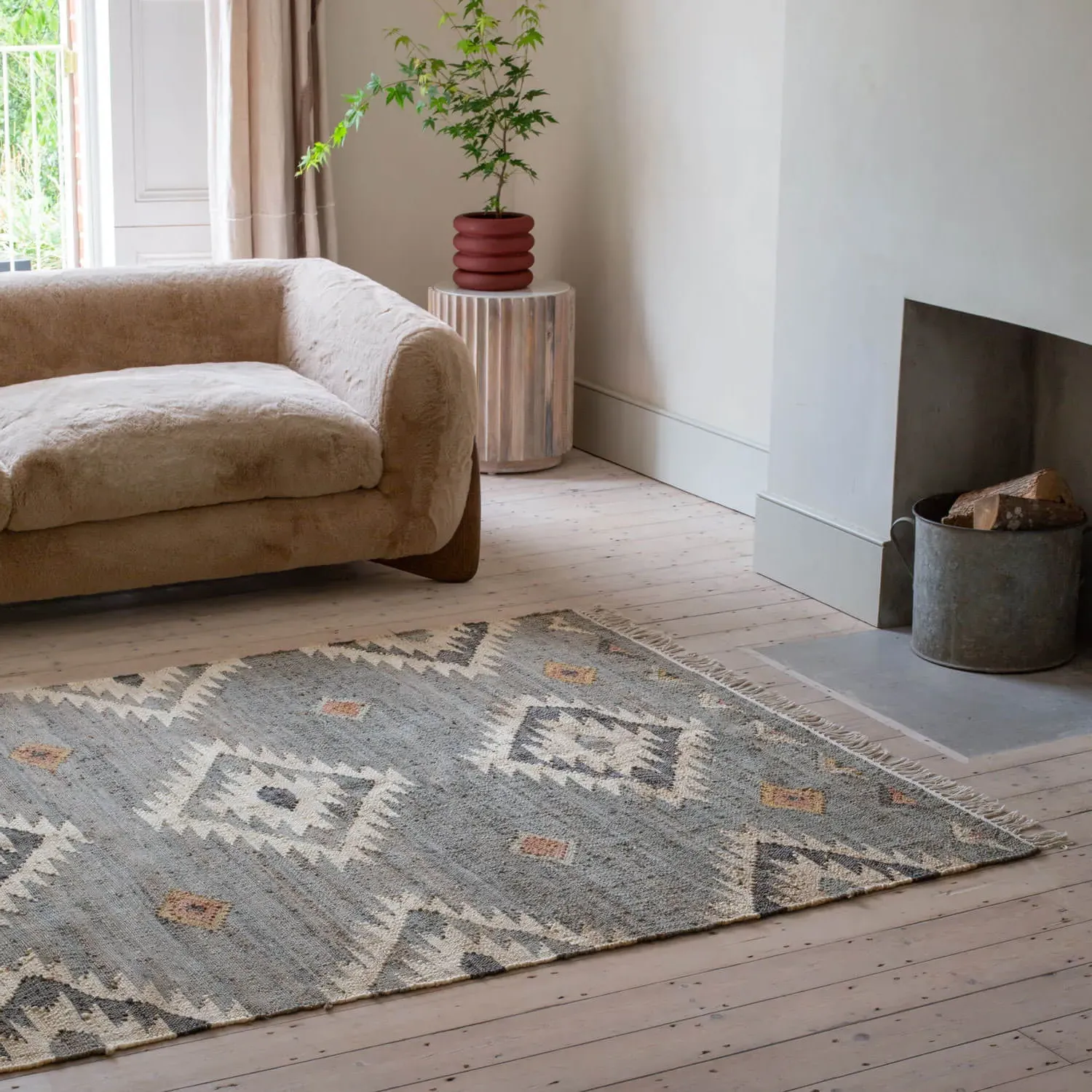 Haley Jute Kilim Rug - Jute