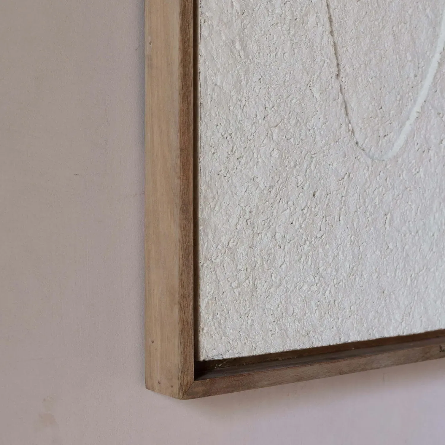 Half Moon Papier Mache Artwork - Mango Wood