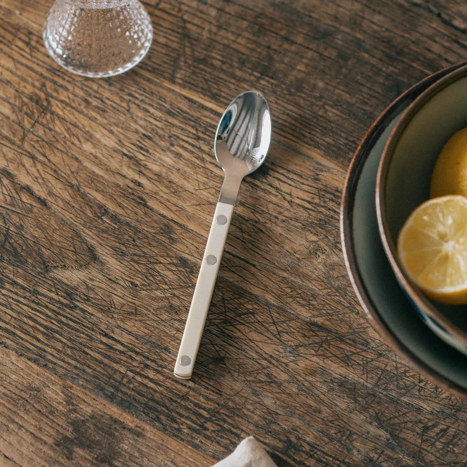 Handle Cutlery Set - Ivory White, Stainless Steel