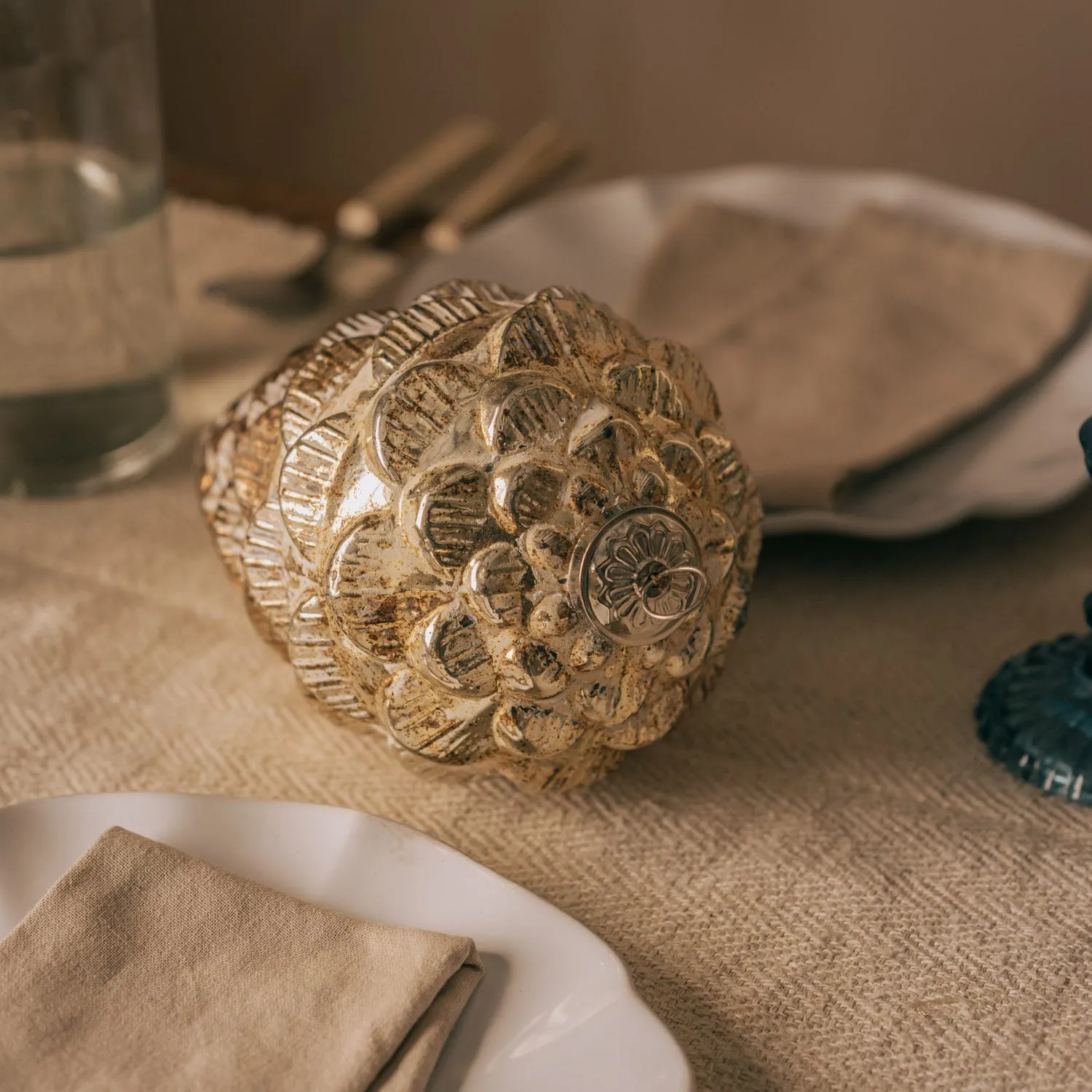 Hanging Pinecone - Aged Silver, Iron