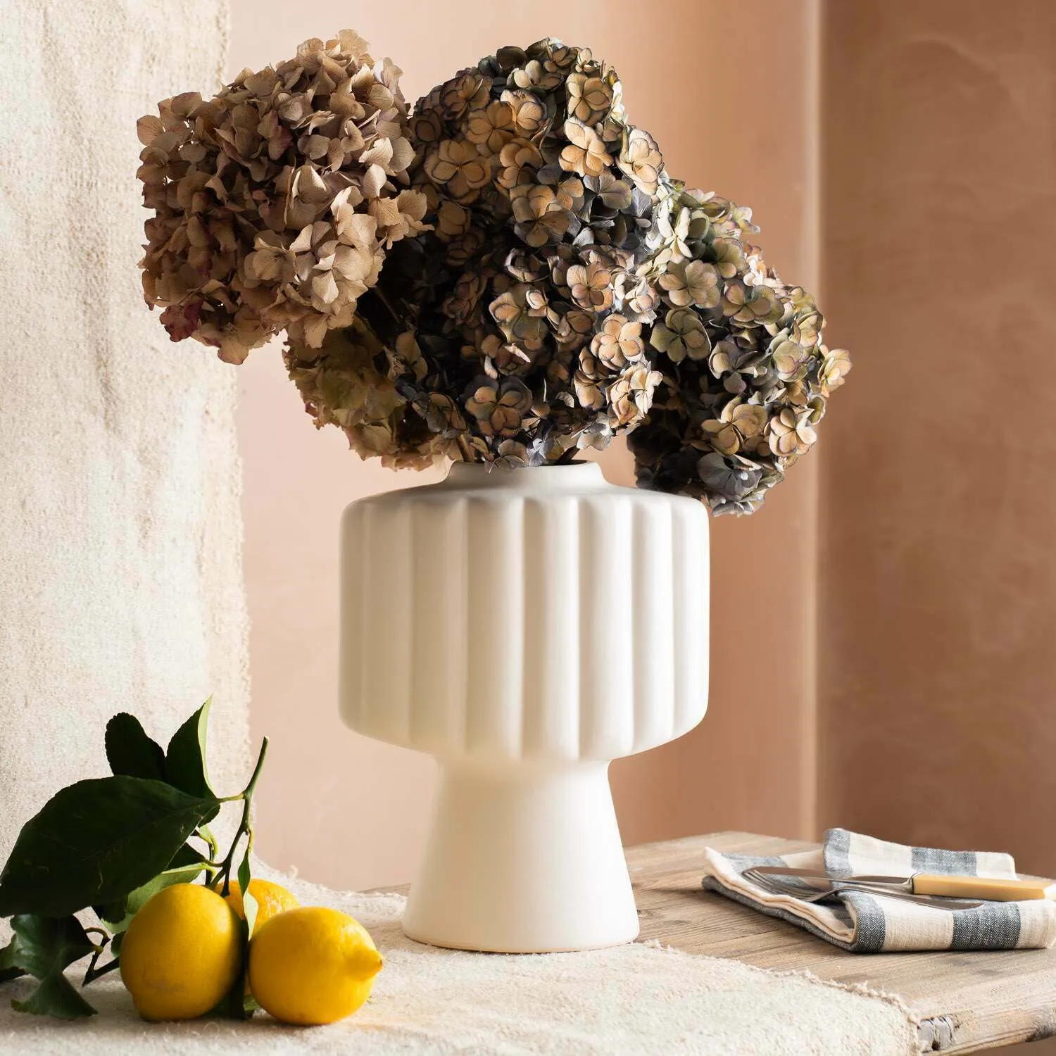 Harman Ceramic Vase - White