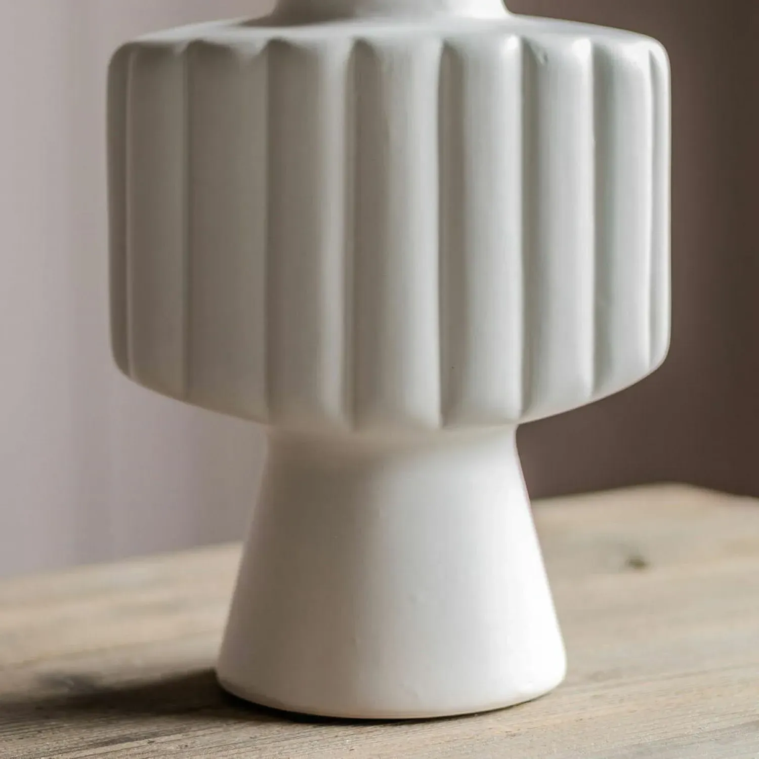 Harman Table Lamp - White, Ceramic