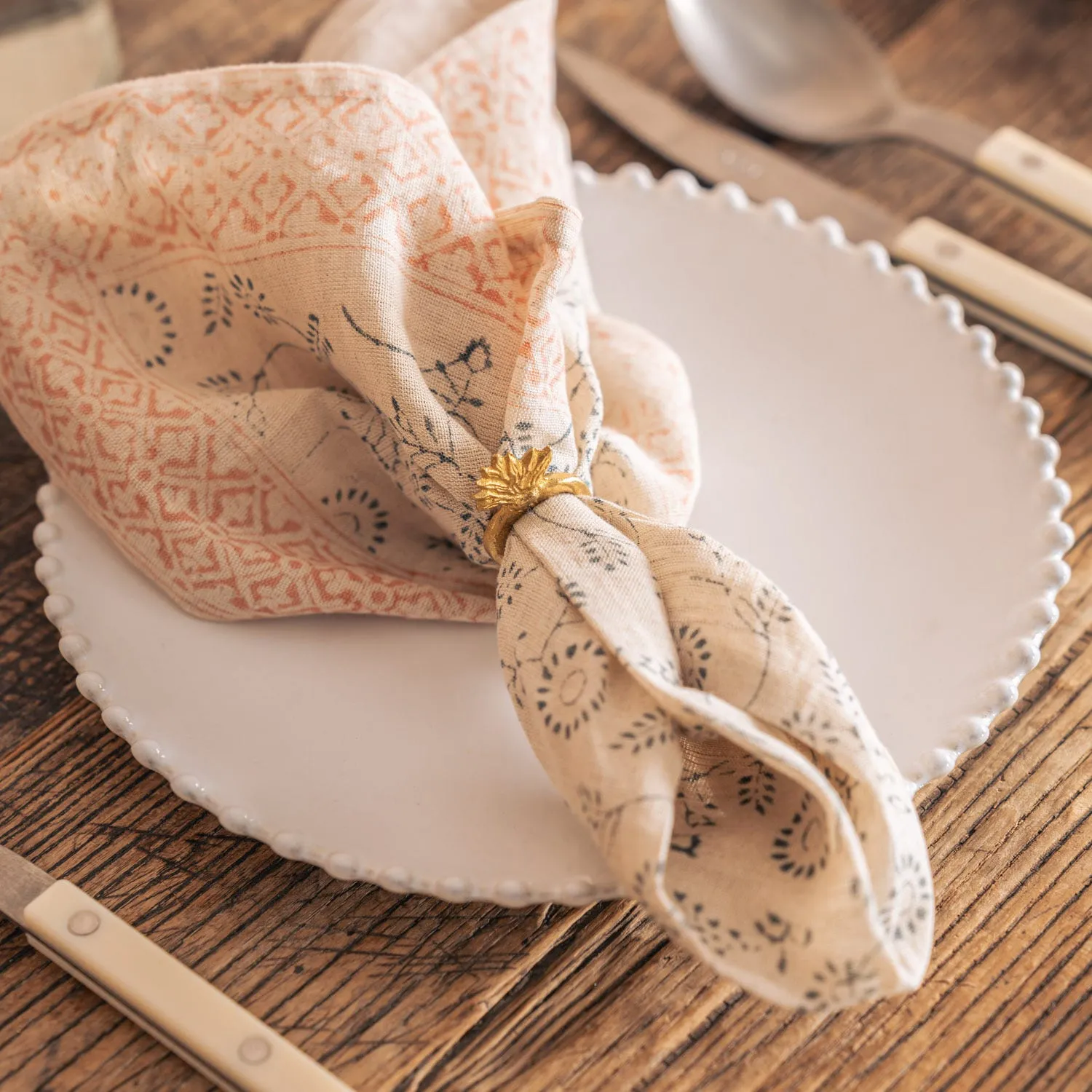 Heart Napkin Ring - Brass image