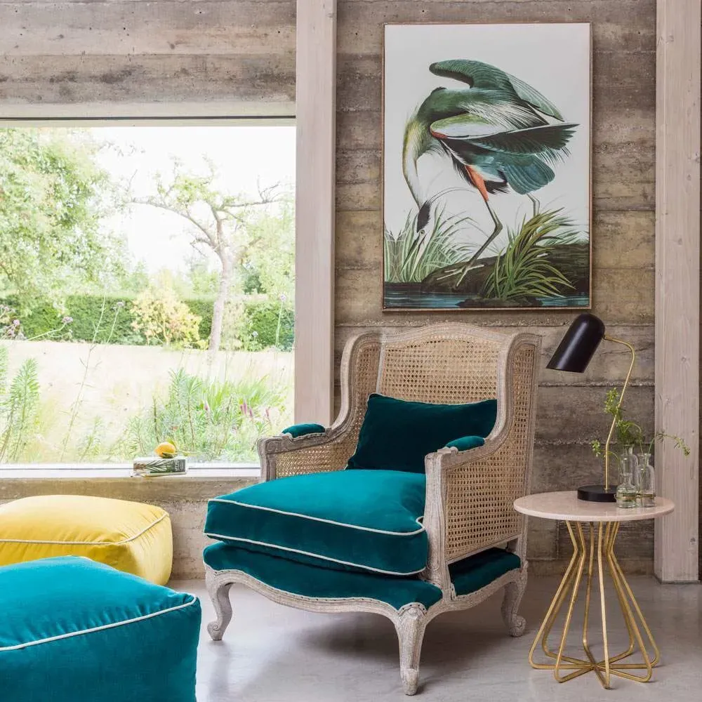 Heron Print Wall Art - Firwood Frame