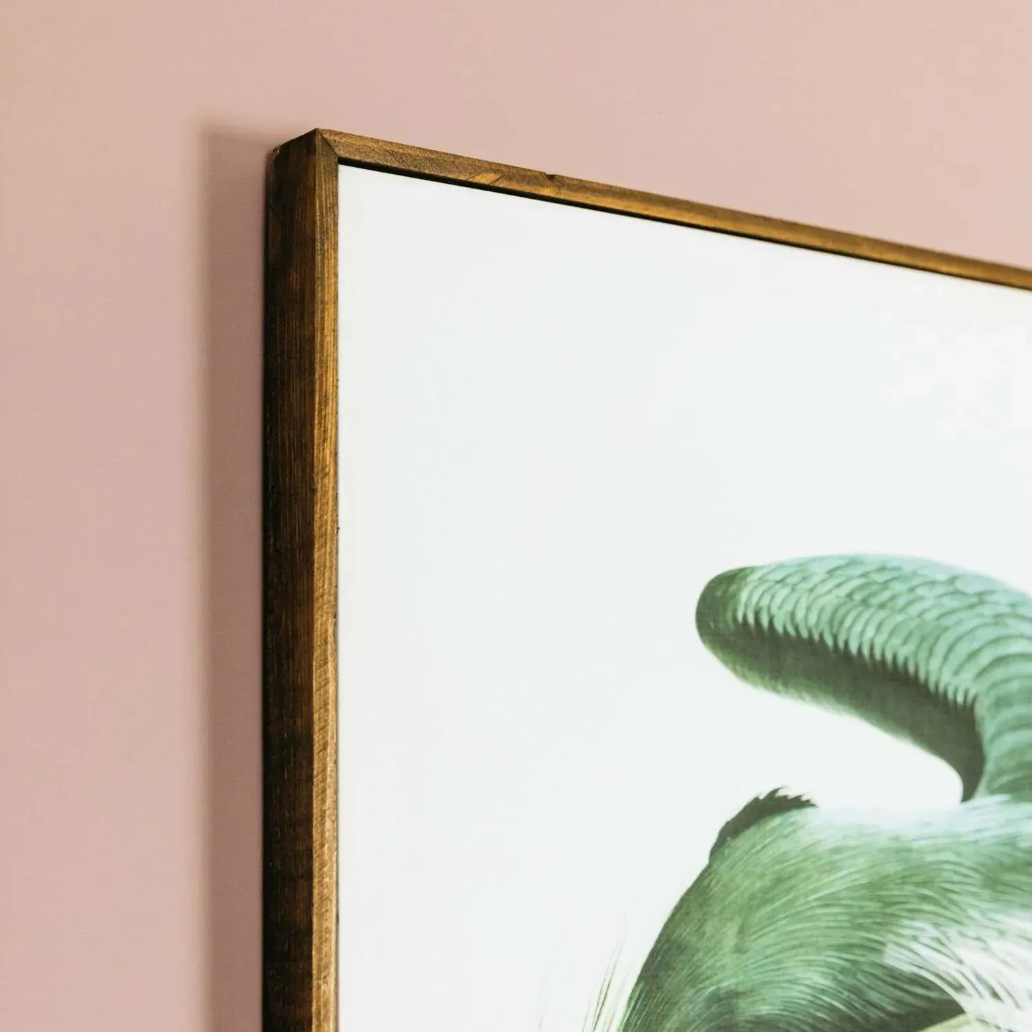 Heron Print Wall Art - Firwood Frame