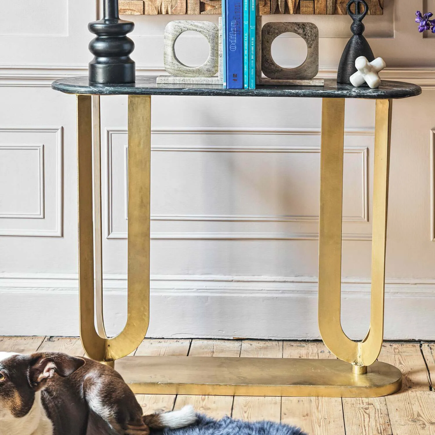 Hollywood Console Table - Marble