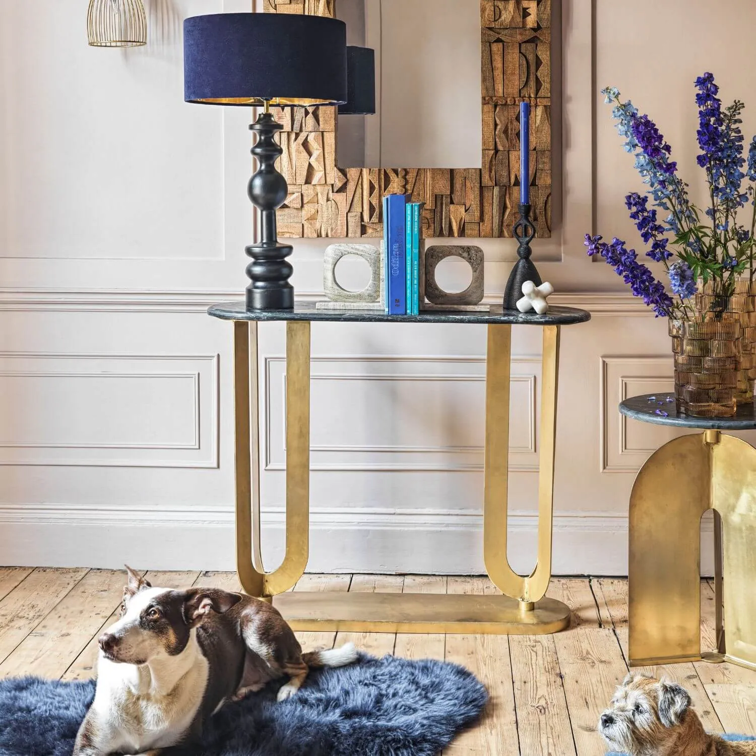 Hollywood Console Table - Marble