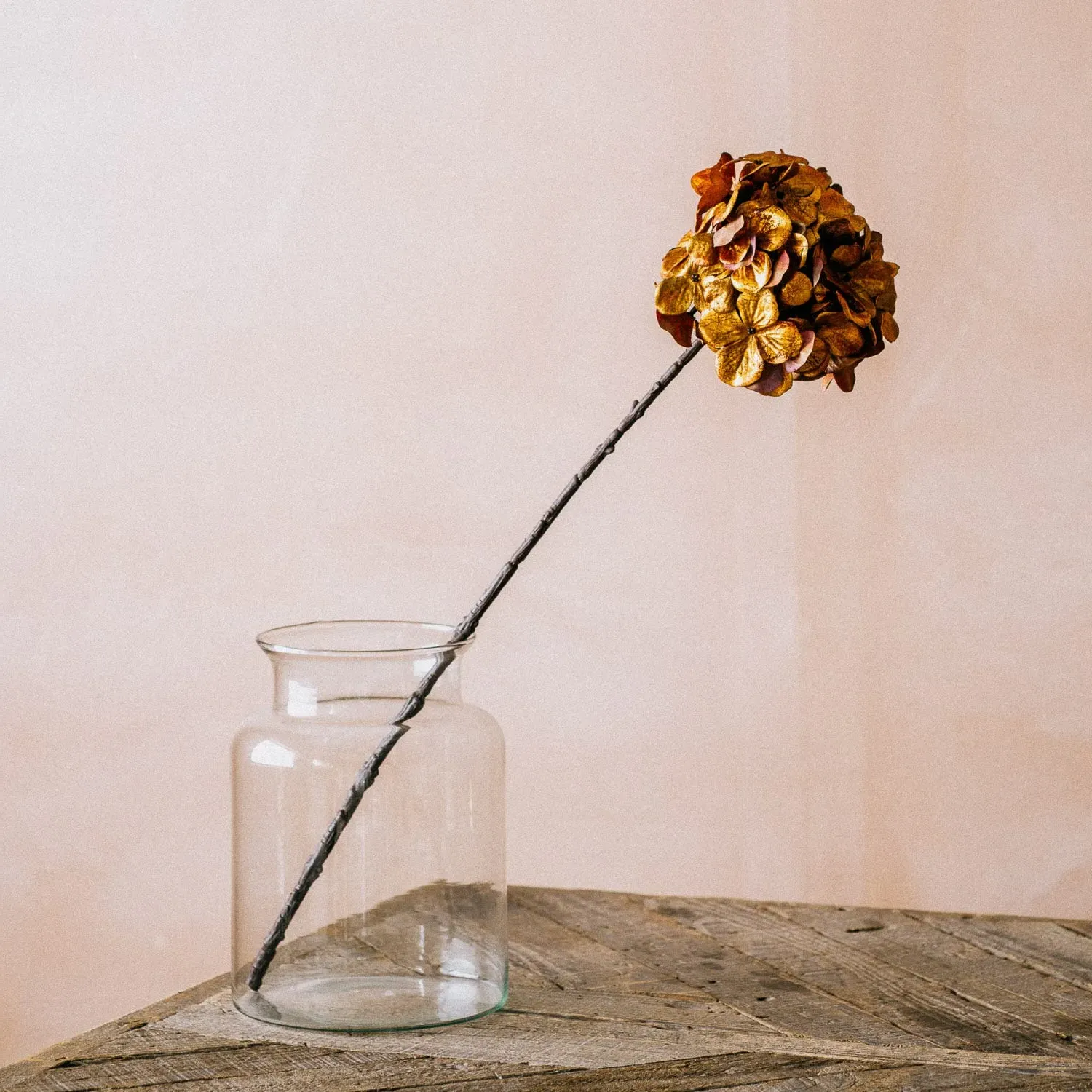 Hydrangea Stem - Gold image