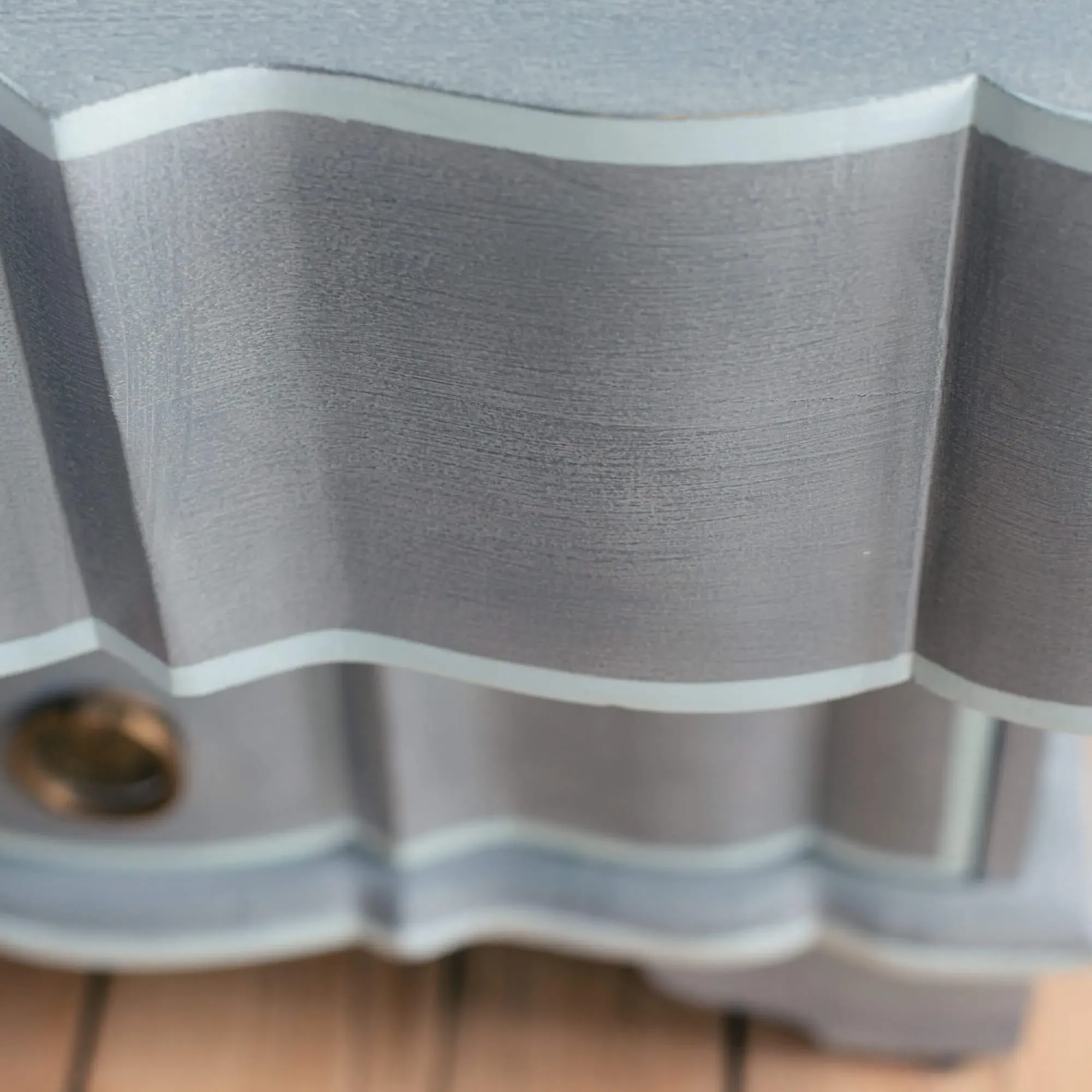 Ile De Re 3-Drawer Bedside Table - Grey, Mango Wood