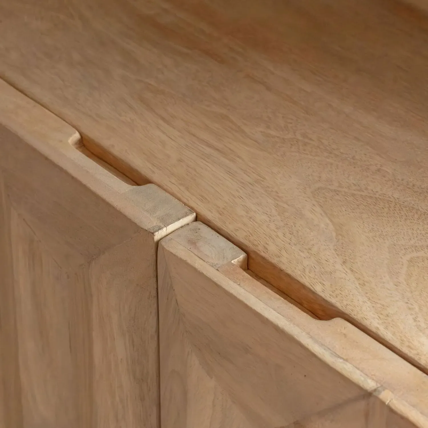 Iva Two Door Cupboard - Mango Wood