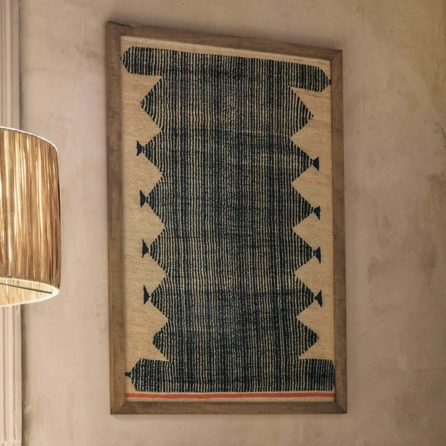 Jackson Abstract Wall Art - Natural, Mango Wood