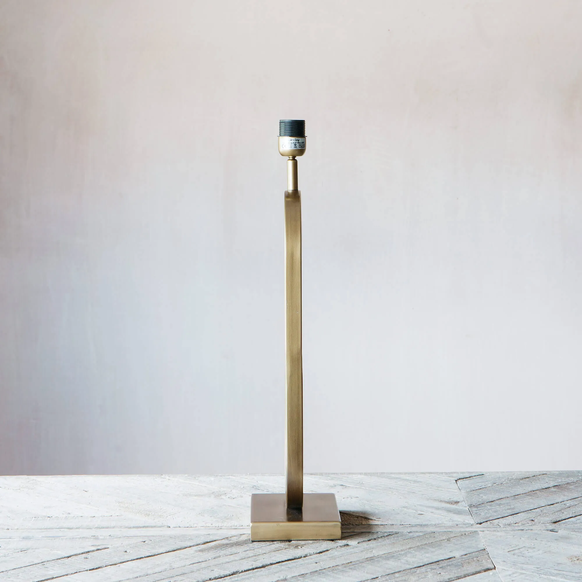 Jamil Tall Table Lamp - Brass, Metal