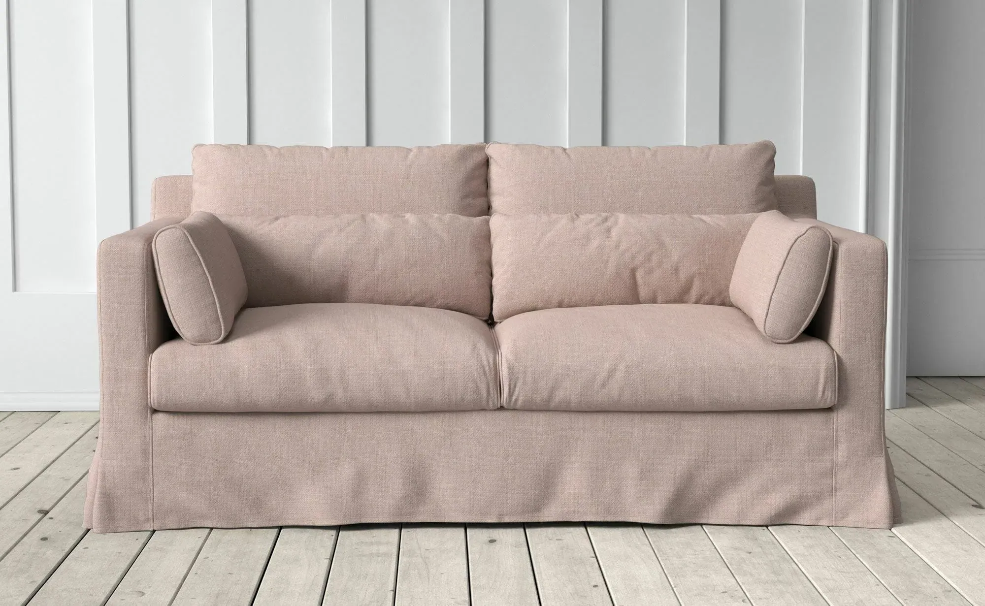 Jasmine 2-Seater Sofa - Powder Pink
