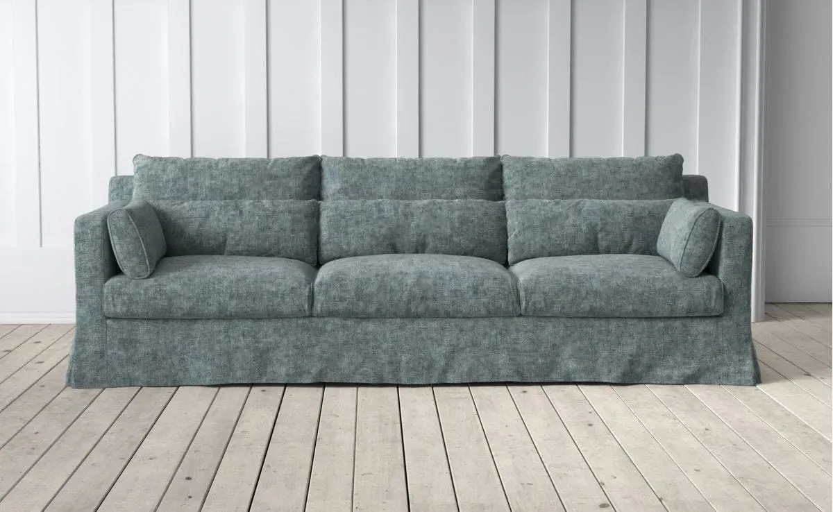 Jasmine 4-Seater Sofa - Eucalyptus, Chenille