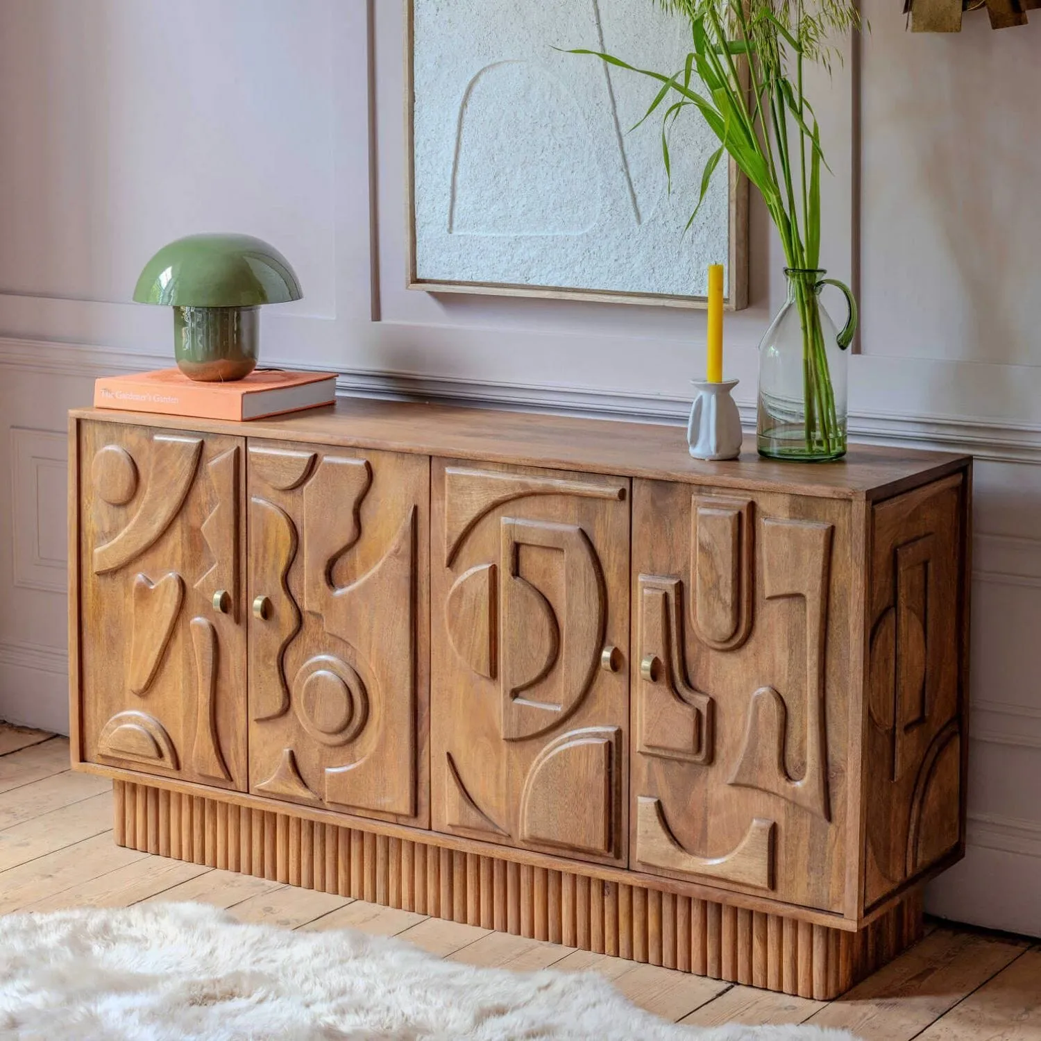 Jesse Four Door Sideboard - Mango Wood