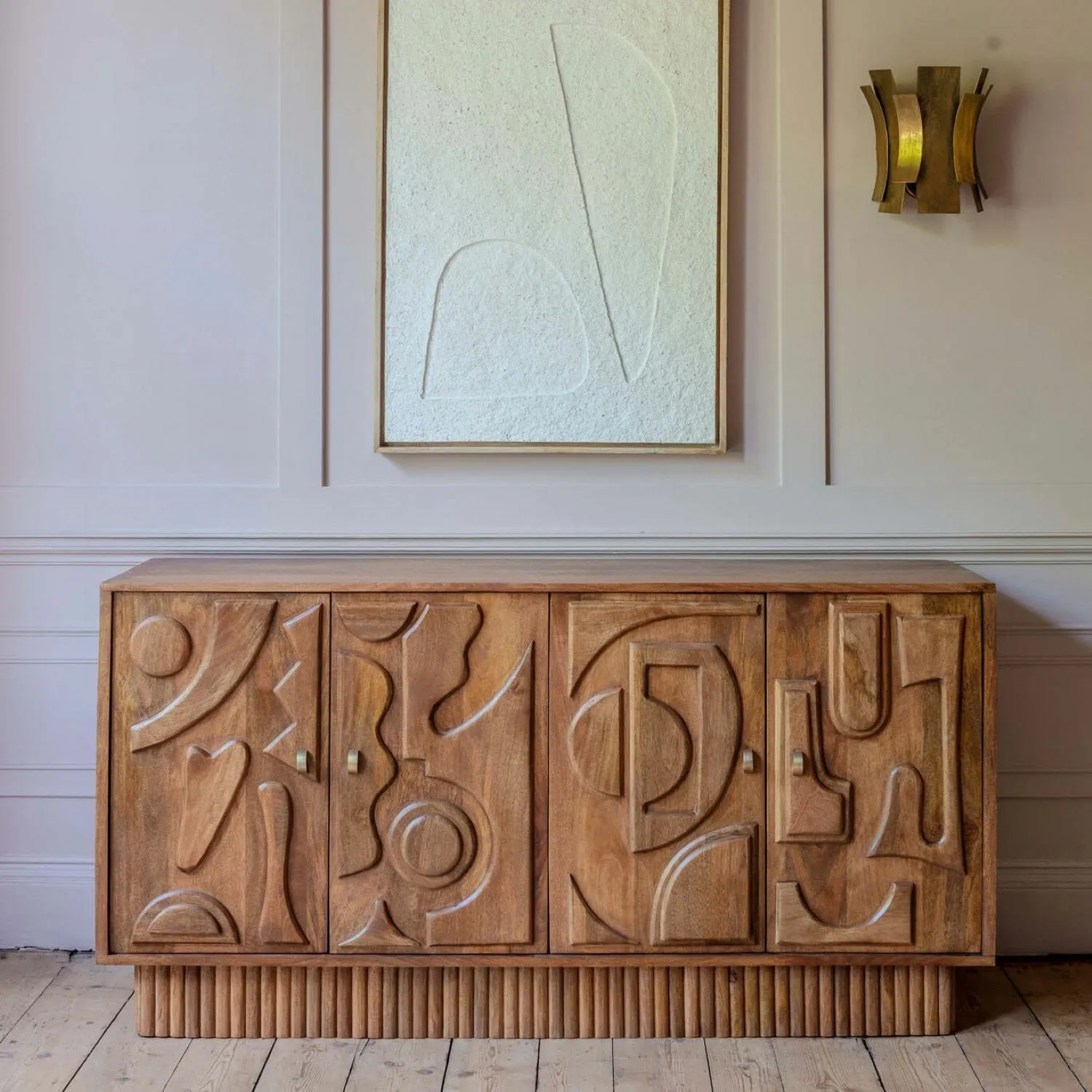 Jesse Four Door Sideboard - Mango Wood