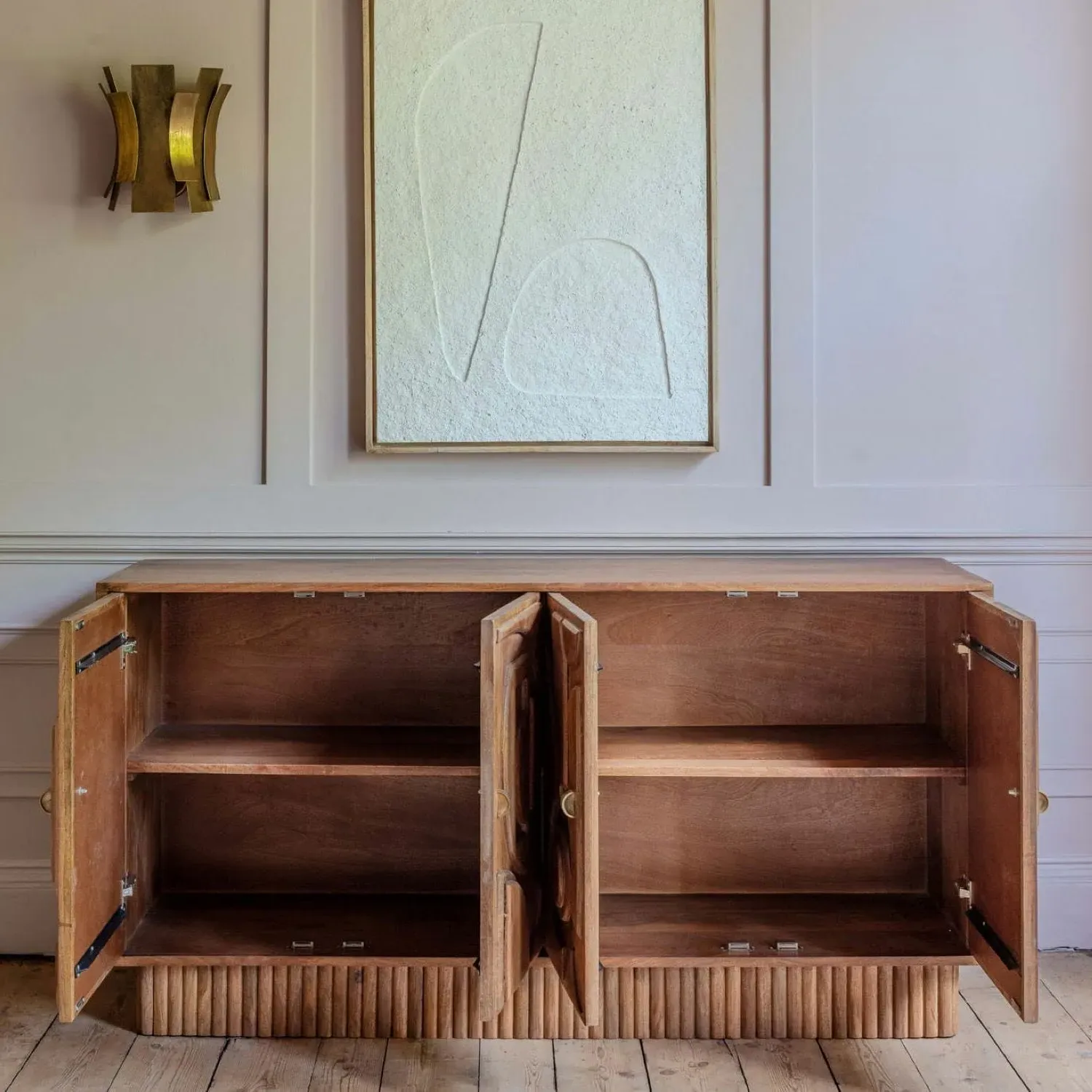 Jesse Four Door Sideboard - Mango Wood