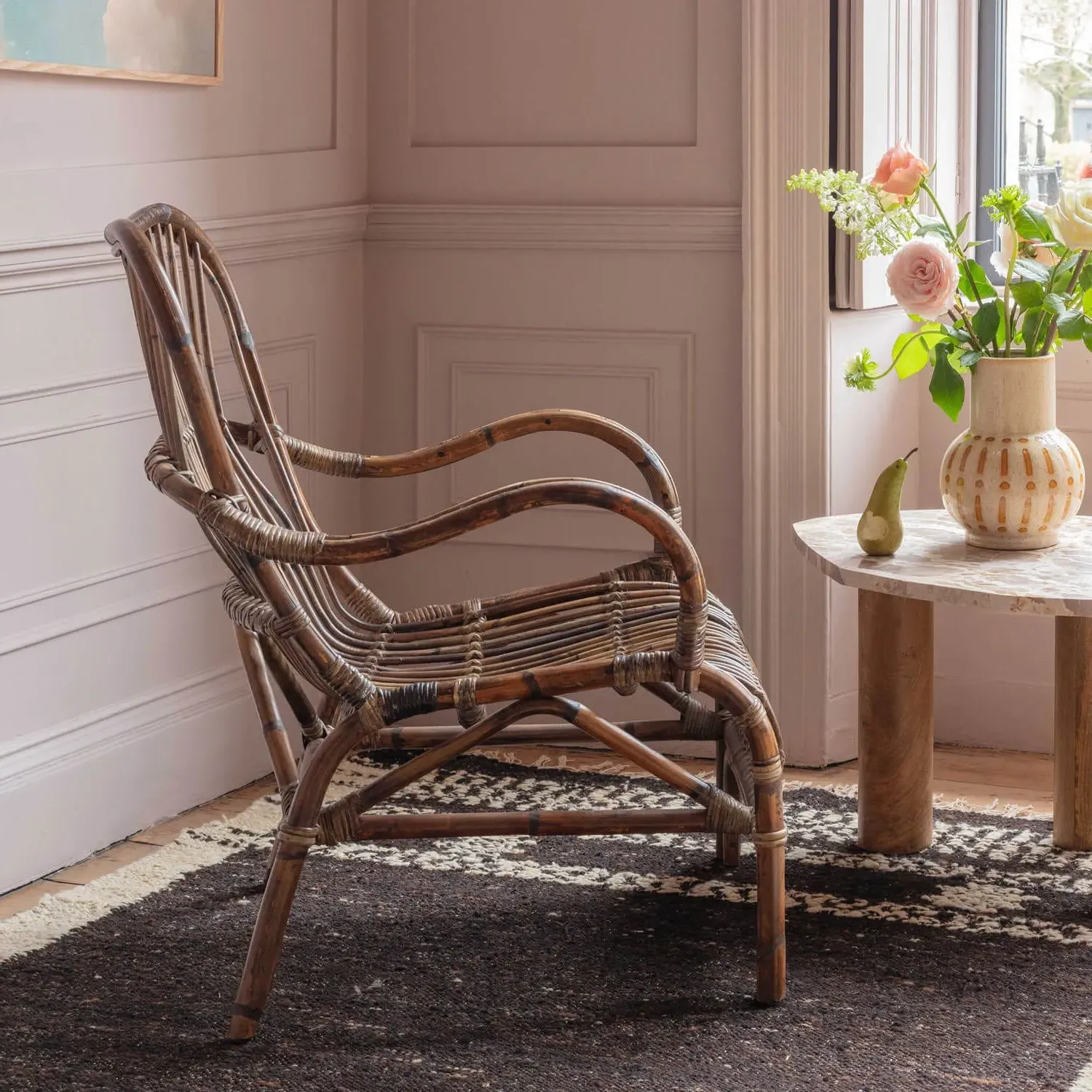 Joelle Rattan Chair - Natural