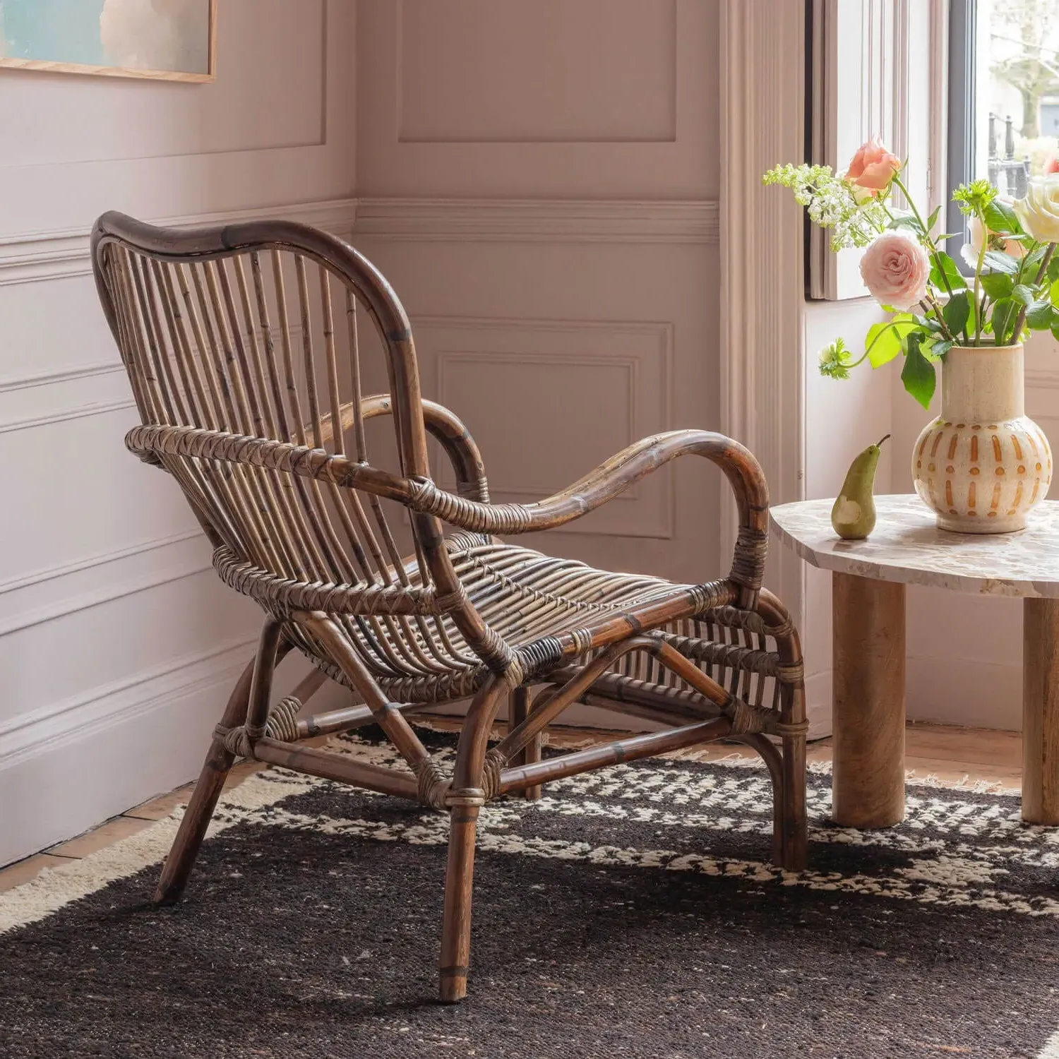 Joelle Rattan Chair - Natural