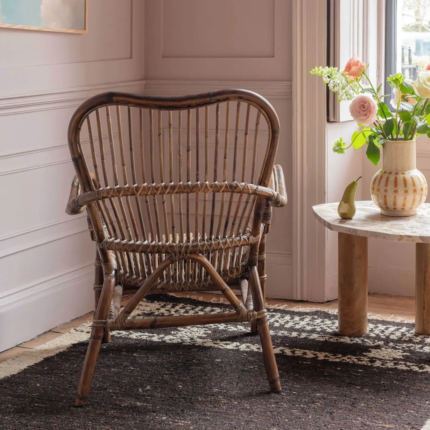 Joelle Rattan Chair - Natural