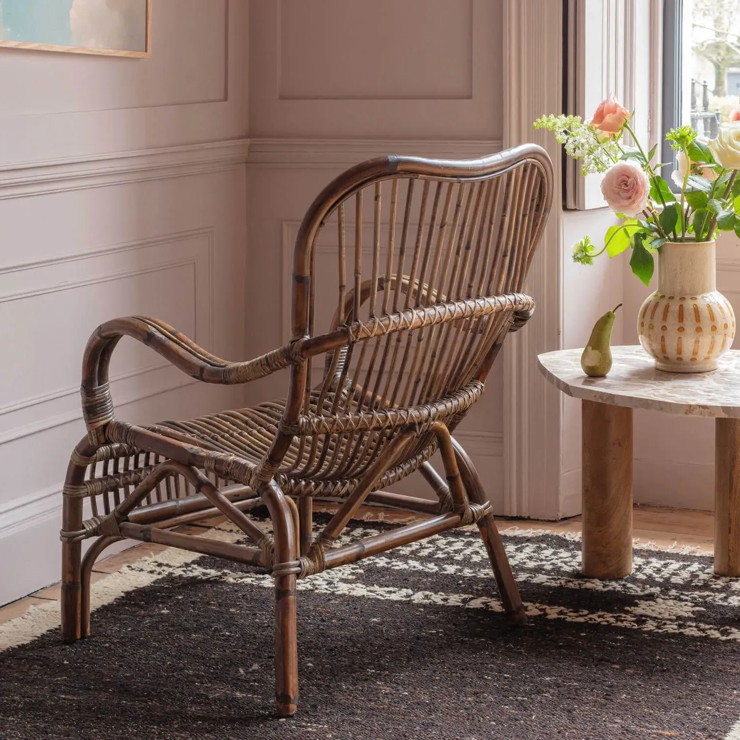 Joelle Rattan Chair - Natural