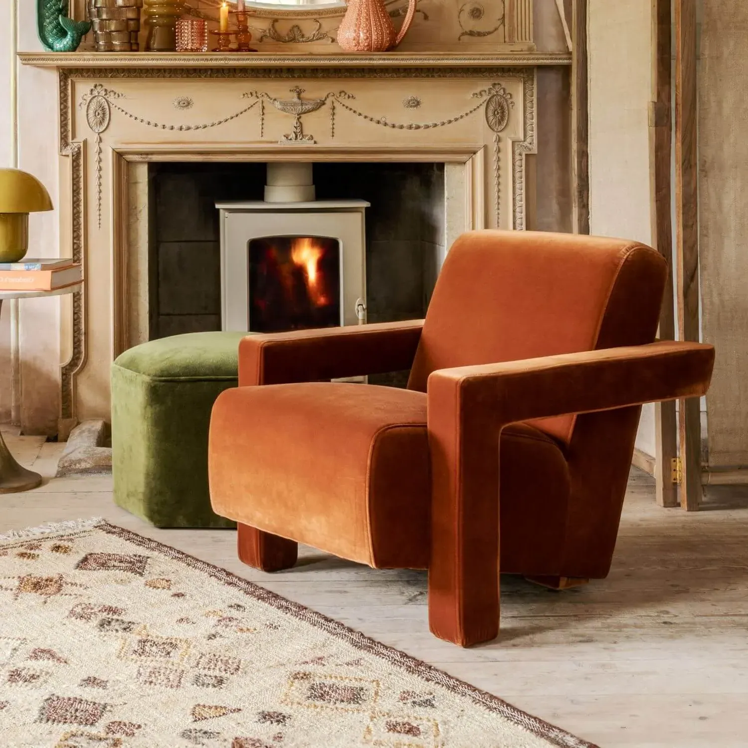 Jude Velvet Armchair