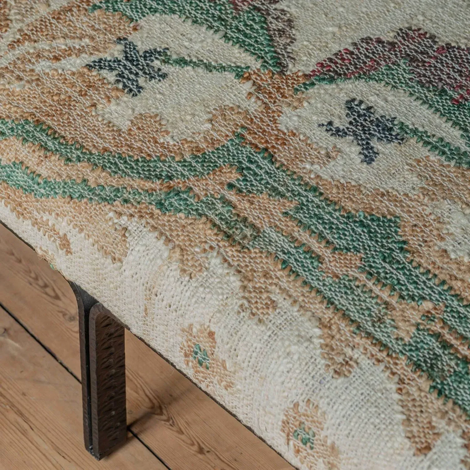 June Jute Coffee Table - Floral