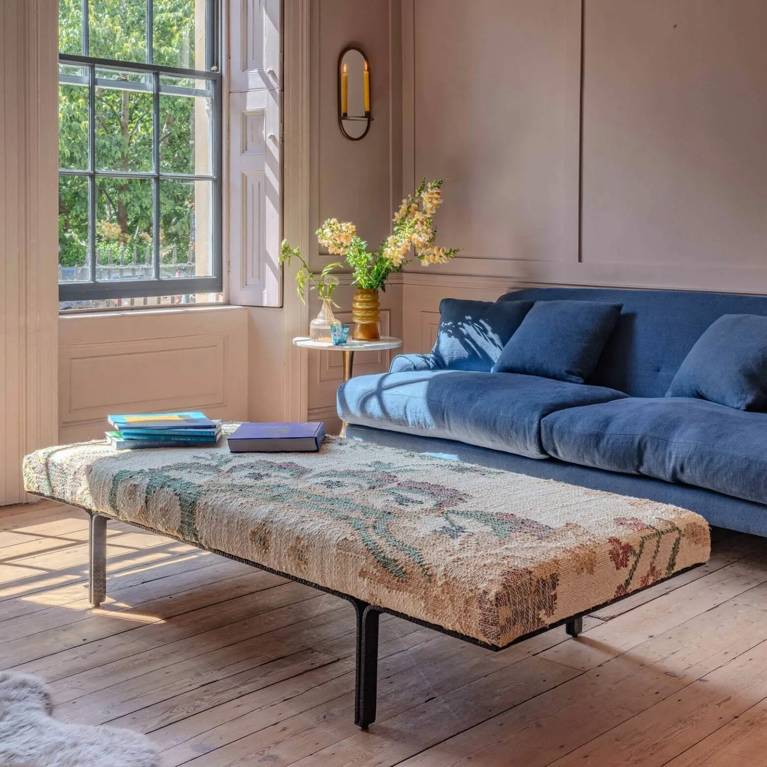 June Jute Coffee Table - Floral image