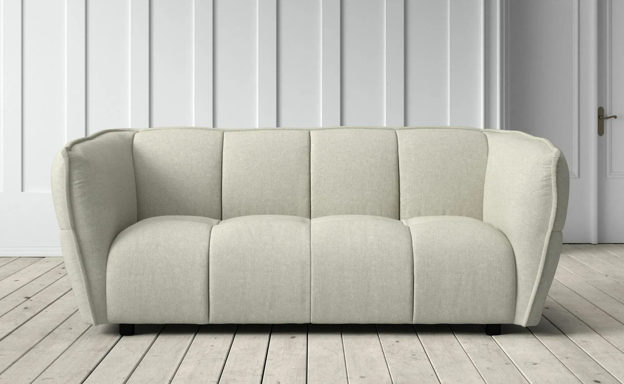 Juno 2-Seater Sofa - Natural, Linen