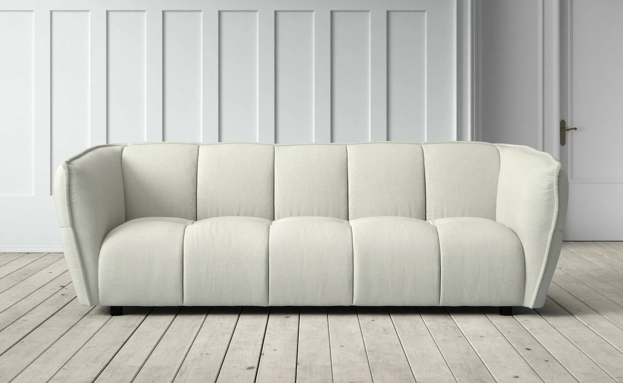 Juno 3-Seater Sofa - Light Beige