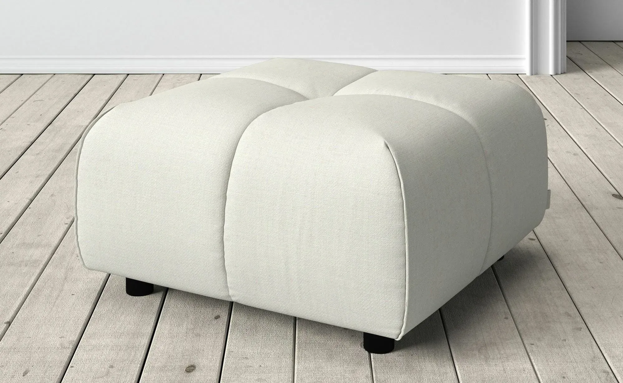 Juno Footstool - Light Beige