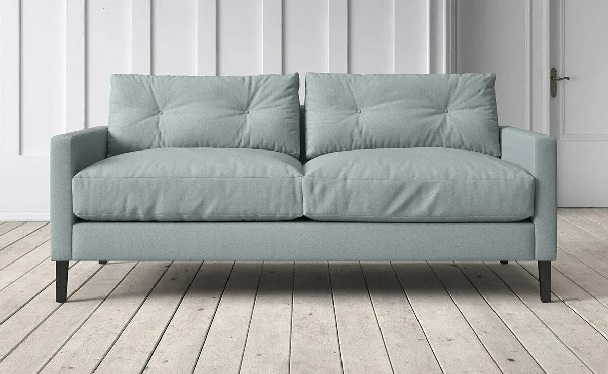 Kasper 2.5 Seater Sofa - Pewter, Italian Linen