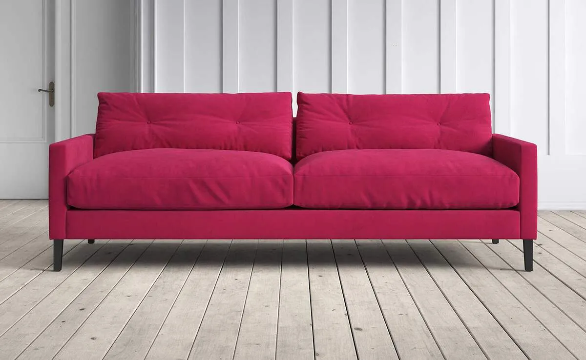 Kasper 3-Seater Sofa - Folly, Velvet