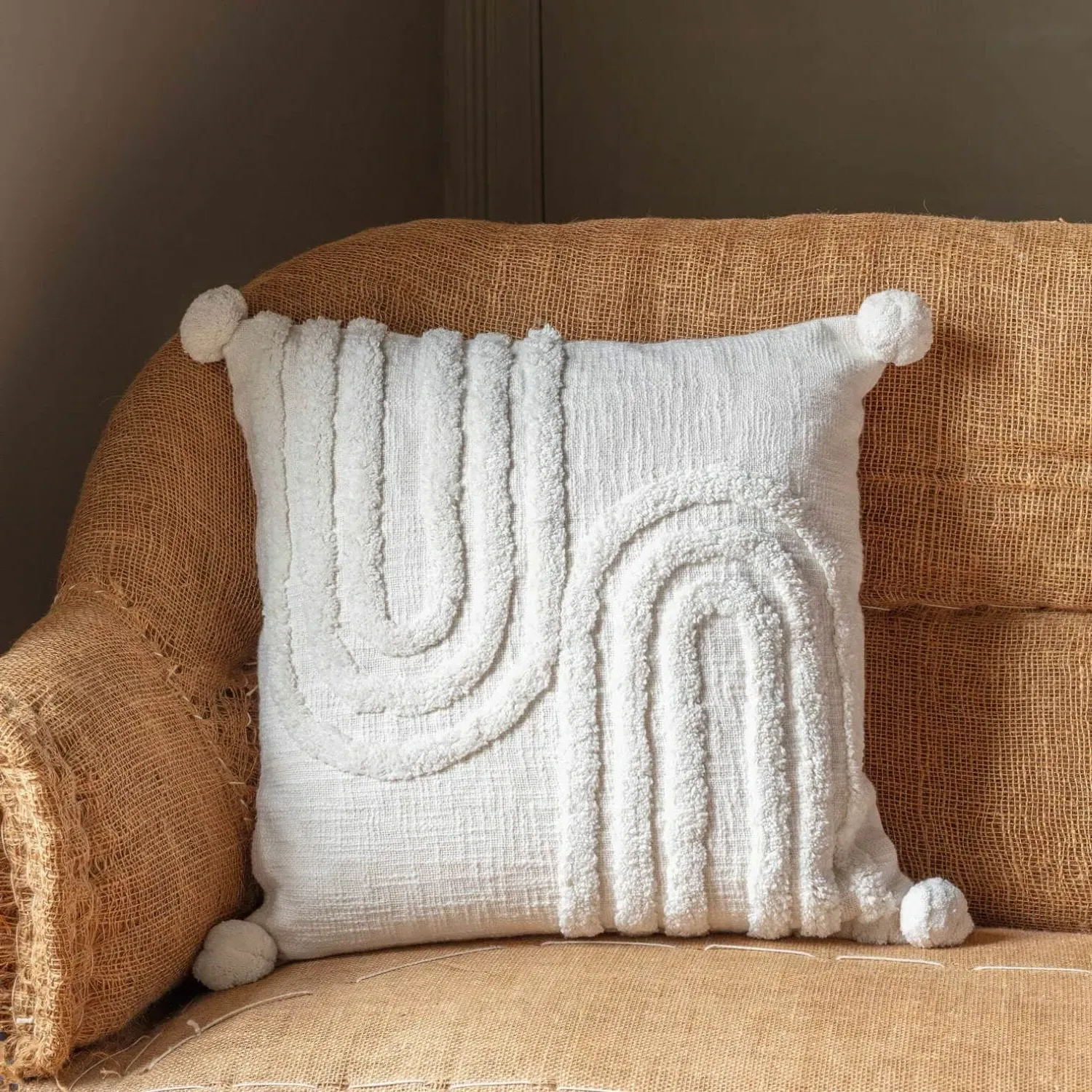 Kota Tufted Cushion - Cotton image