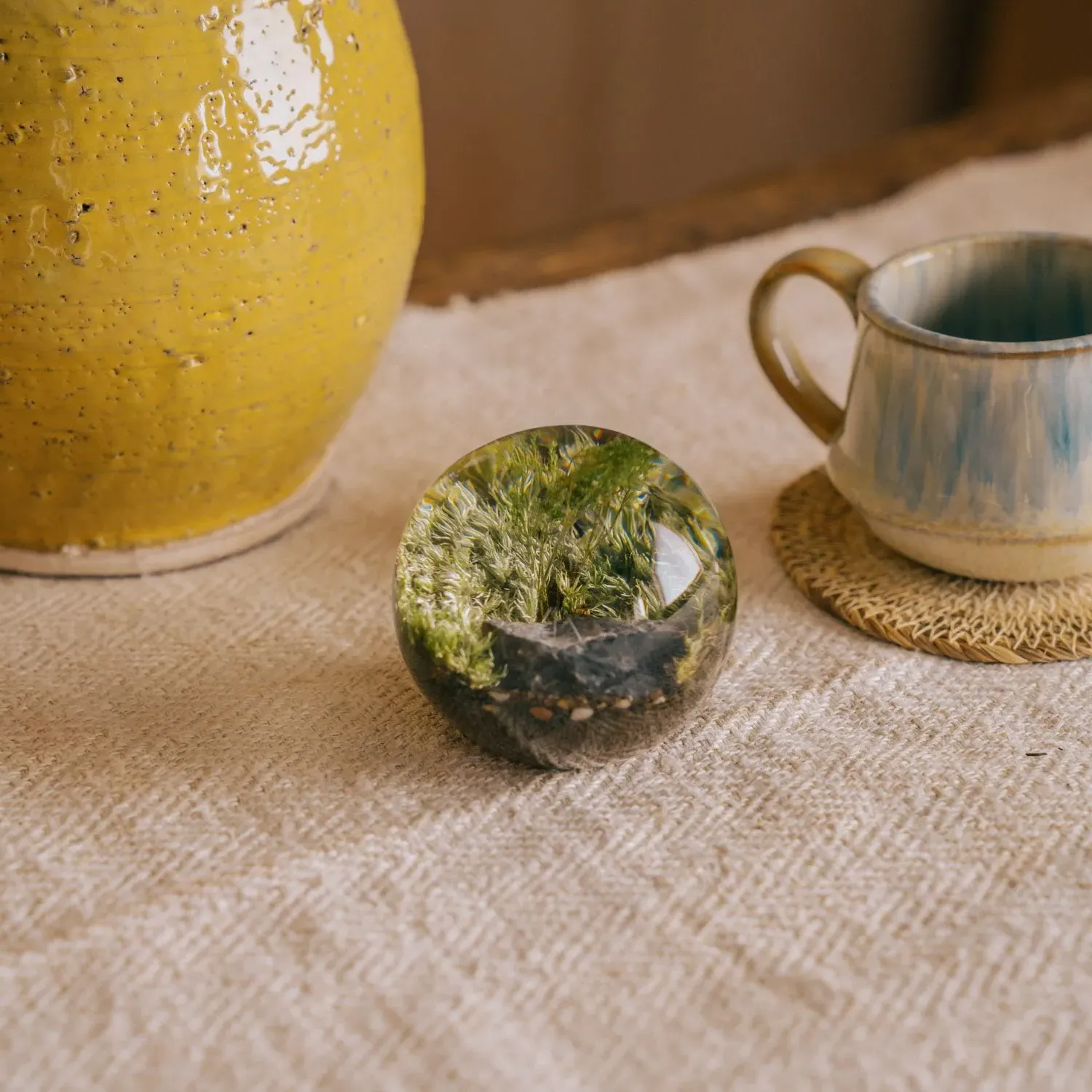 Land Clear Resin Ball - Clear, Epoxy Resin