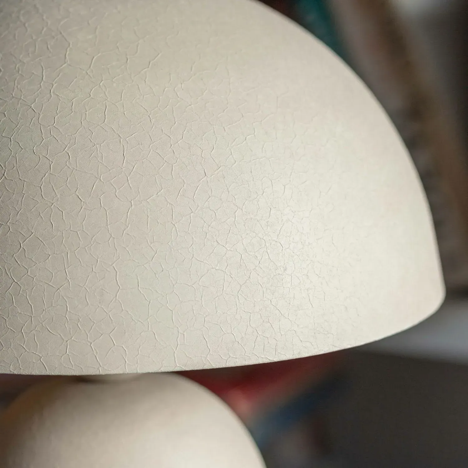 Large Textured Dome Table Lamp - Warm Grey, Iron