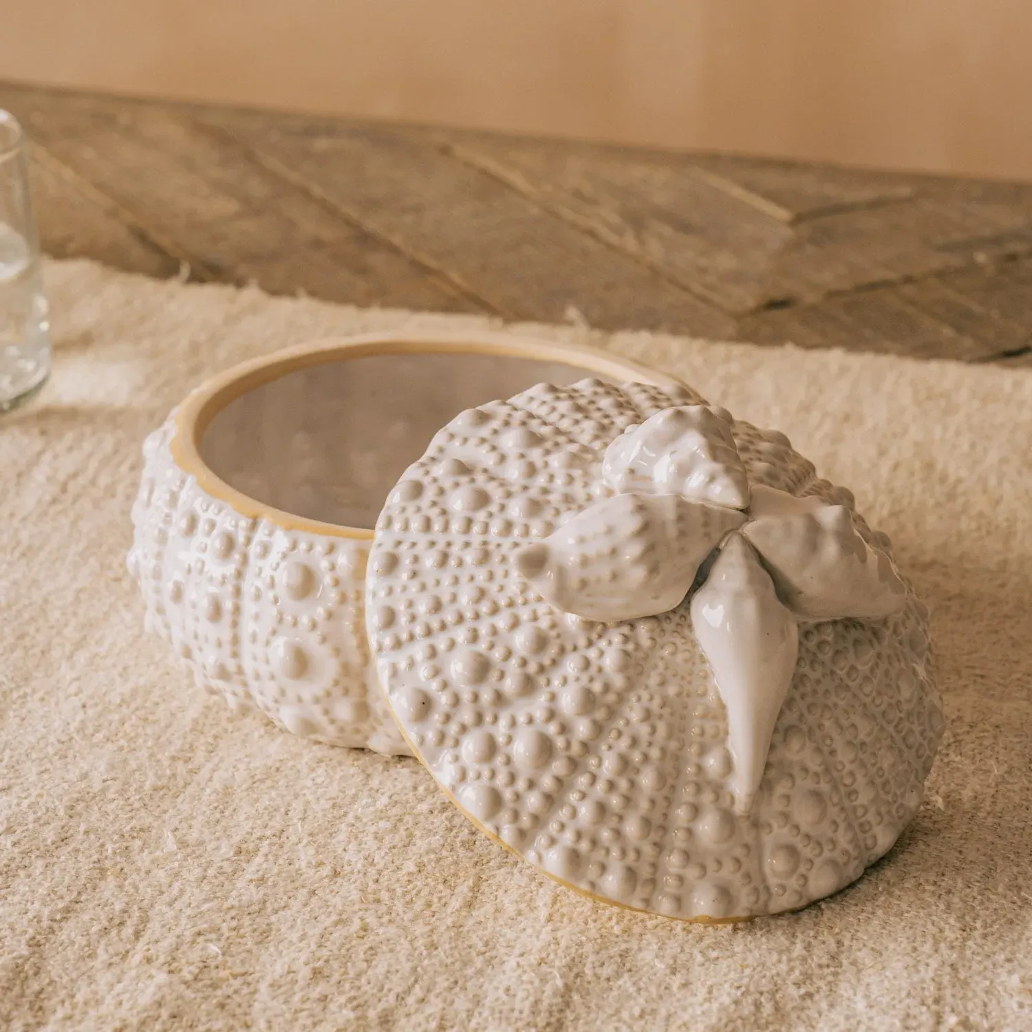 Large Trinket Dish - White