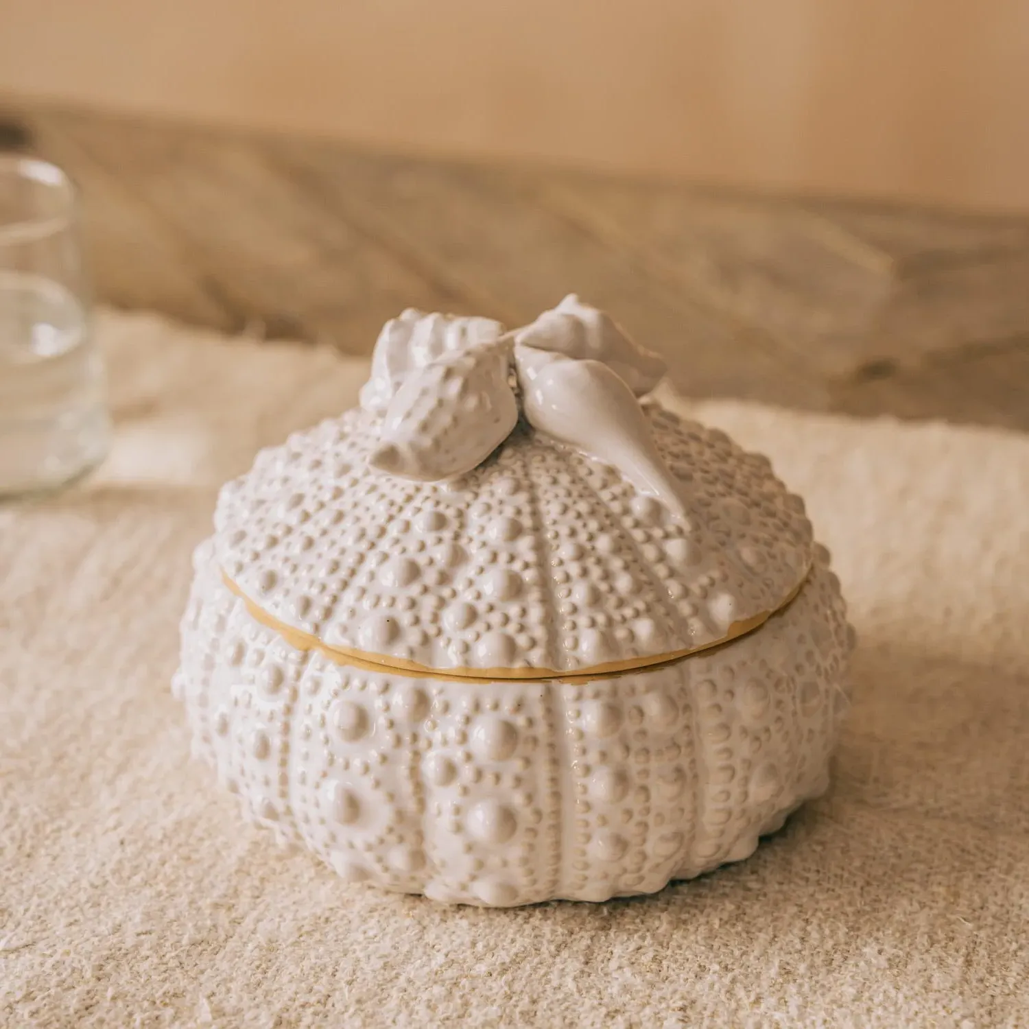 Large Trinket Dish - White image